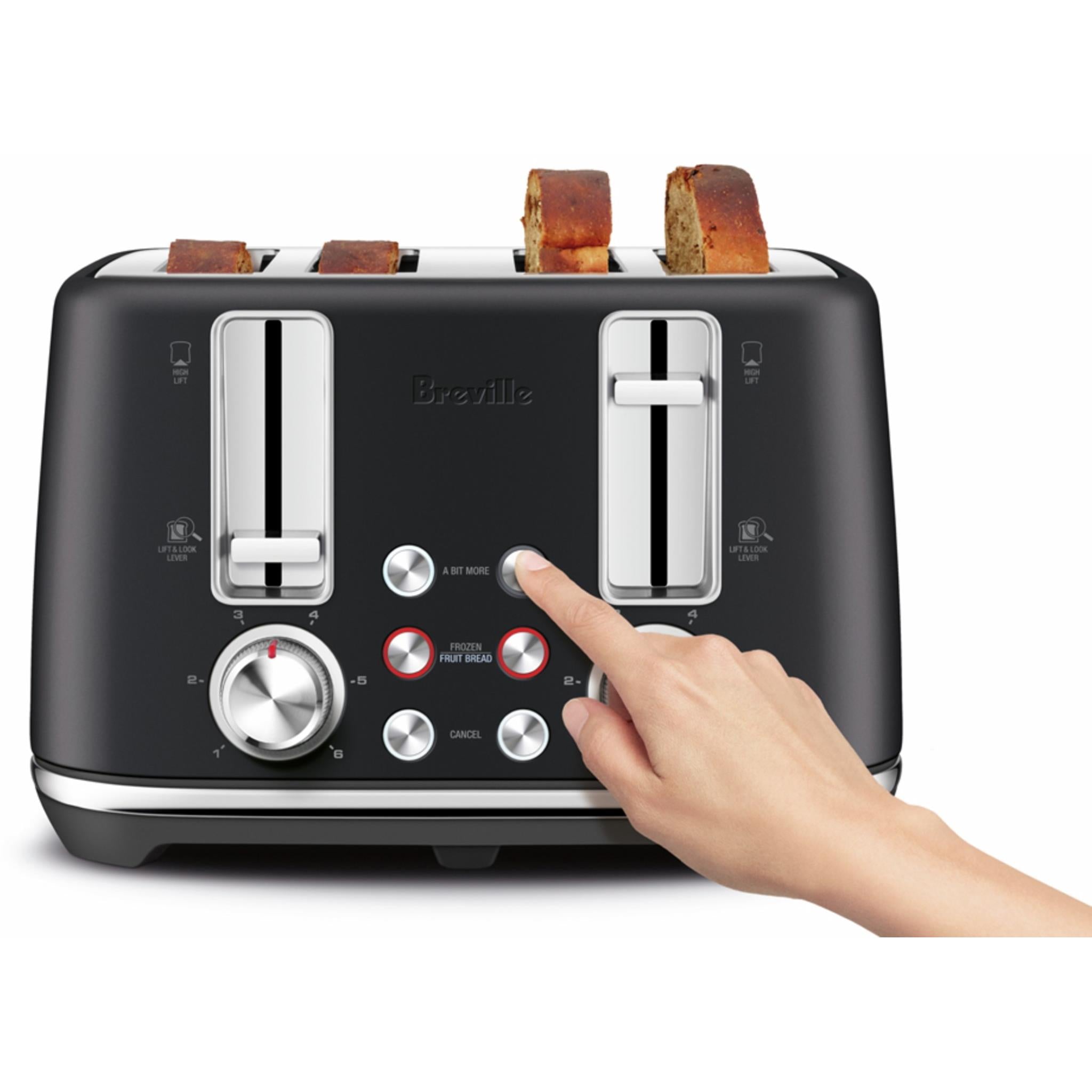 Breville the ToastSet 4 Slice Toaster (Black)