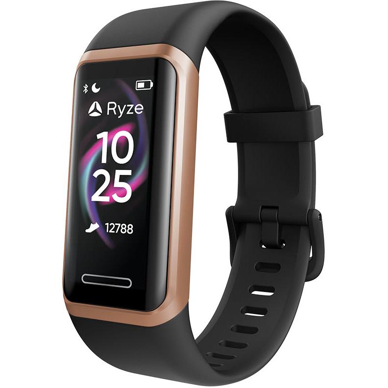 Ryze ELEVATE Fitness & Wellbeing Smart Watch with Alexa (Rose Gold/Pink)