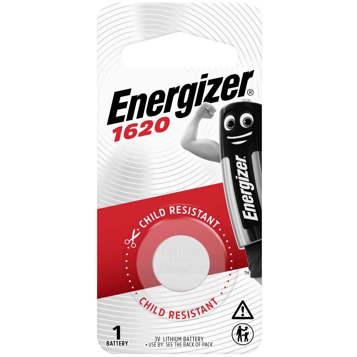 Energizer Lithium 1620 Coin Battery (1 Pack)