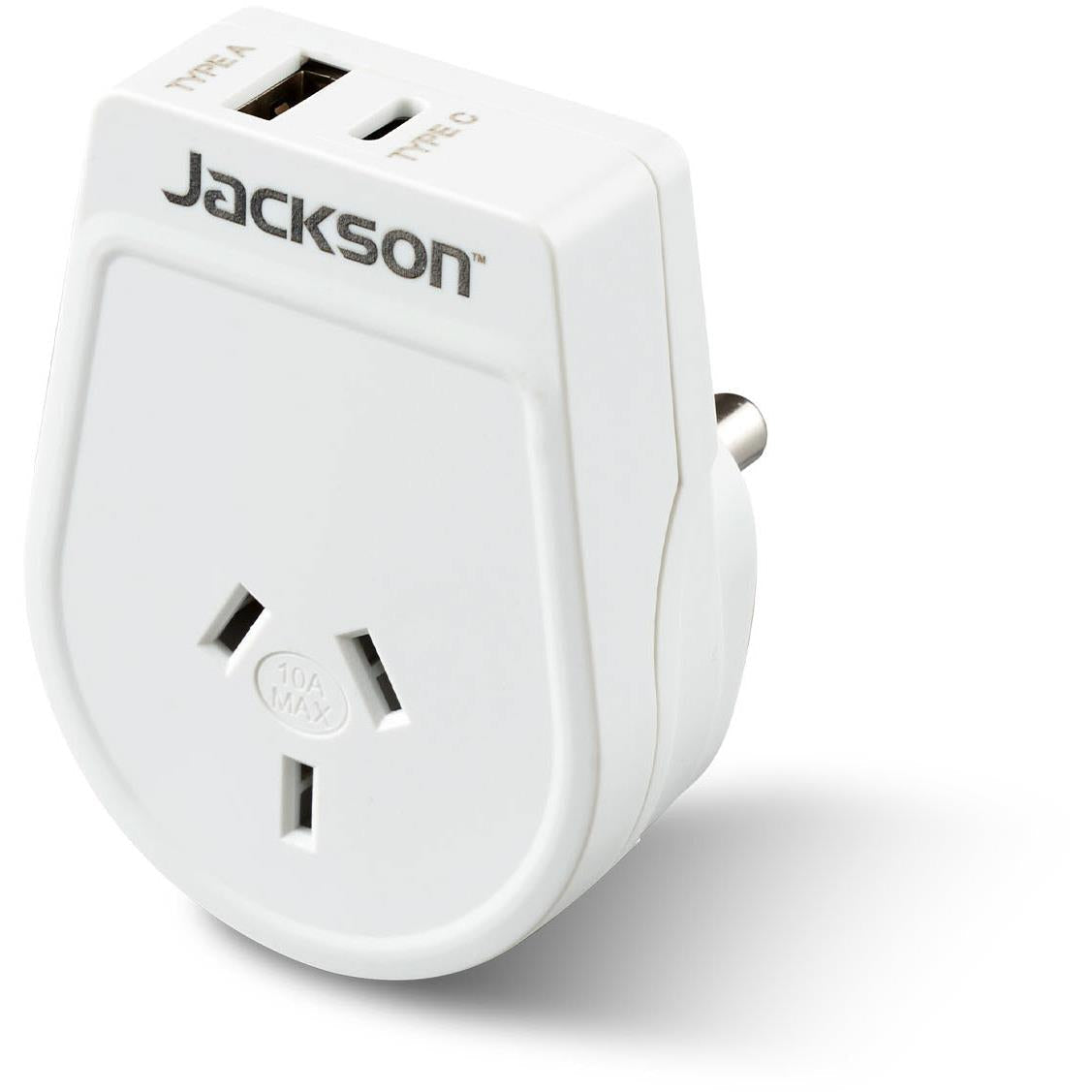 Jackson Outbound Travel Adapter with USB-C (South Africa Slim)