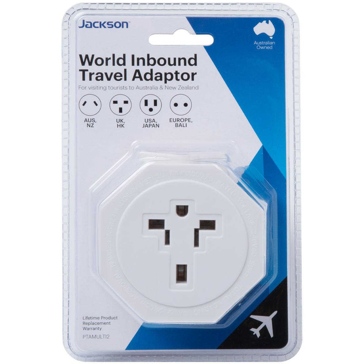 Jackson Universal Inbound Travel Adaptor