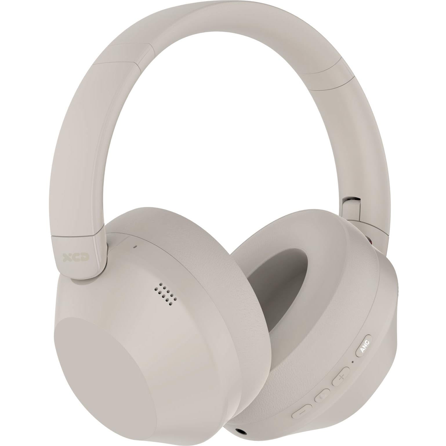 XCD Noise Cancelling Bluetooth Over-Ear Headphones (White)