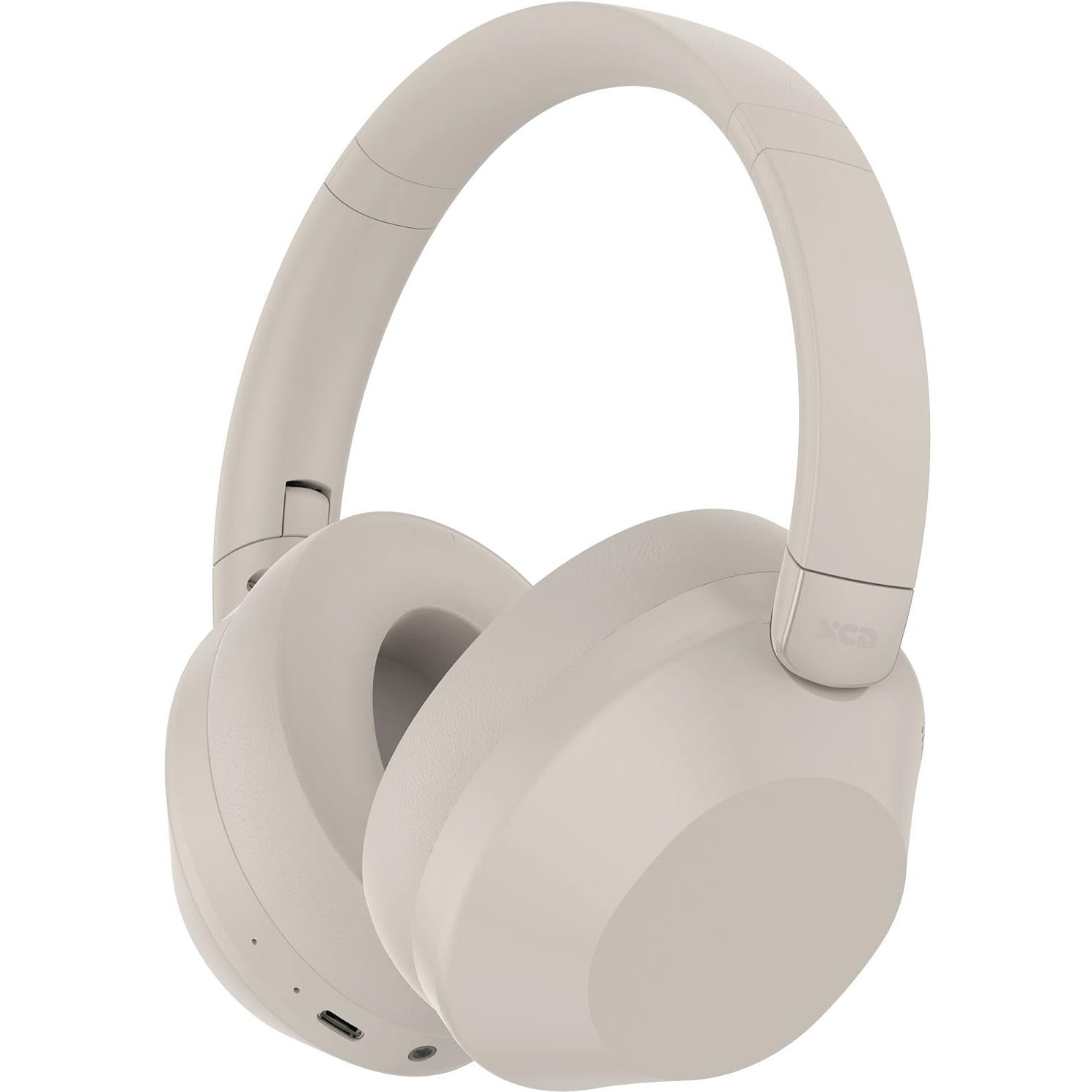 XCD Noise Cancelling Bluetooth Over-Ear Headphones (White)