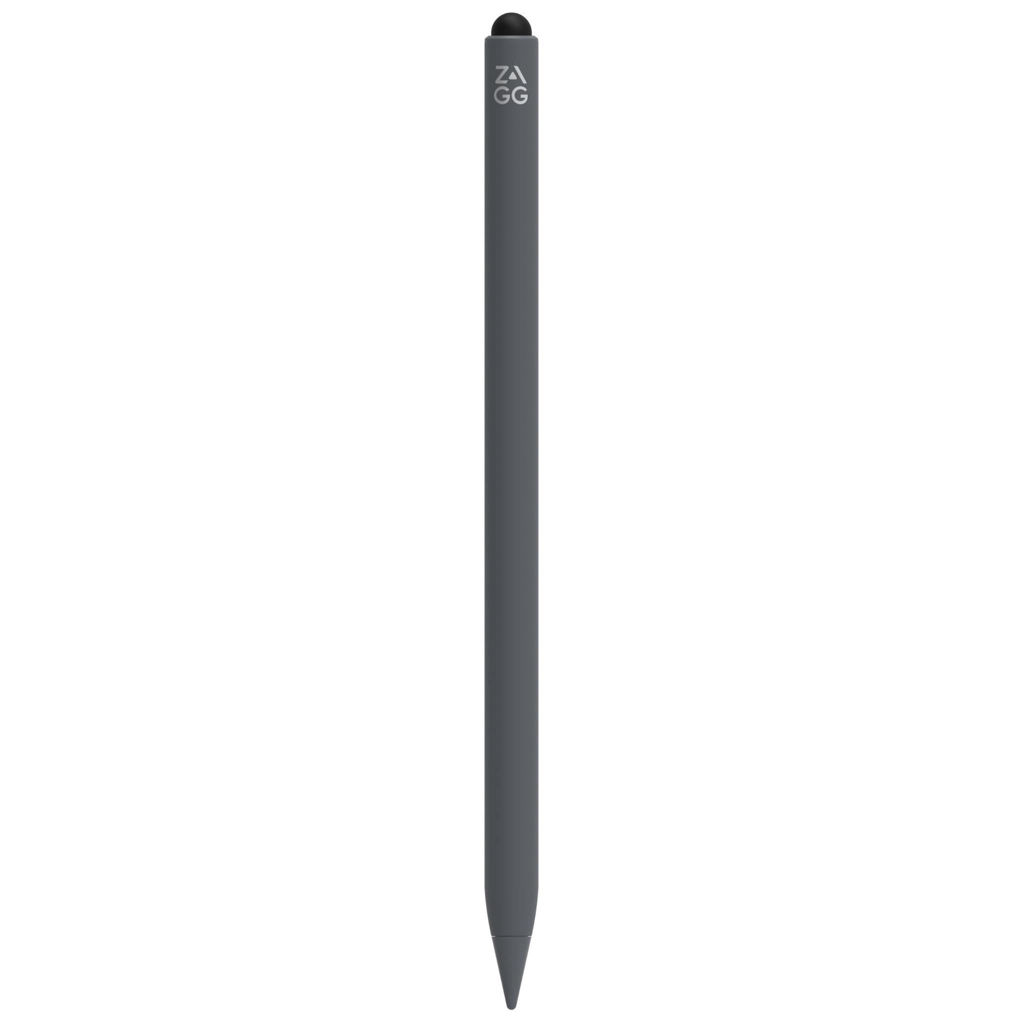 Zagg Pro Stylus 2 Pencil with Wireless Charging Adapter (Silver)
