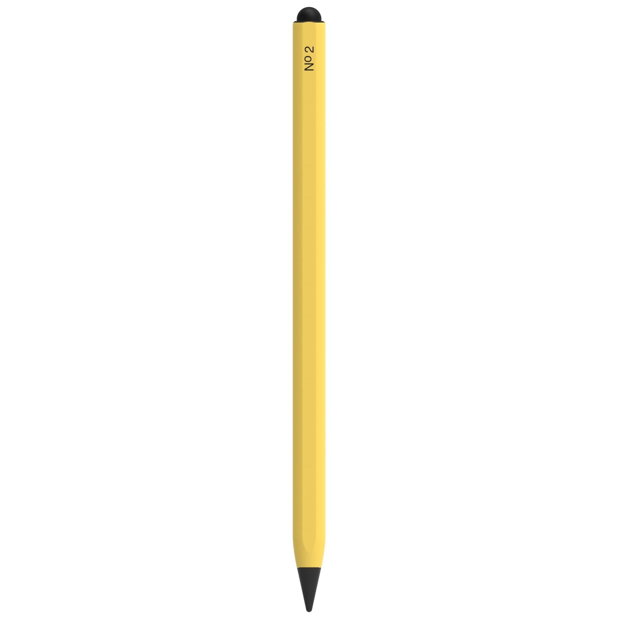 Zagg Pro Stylus 2 Pencil with Wireless Charging Adapter (Yellow)