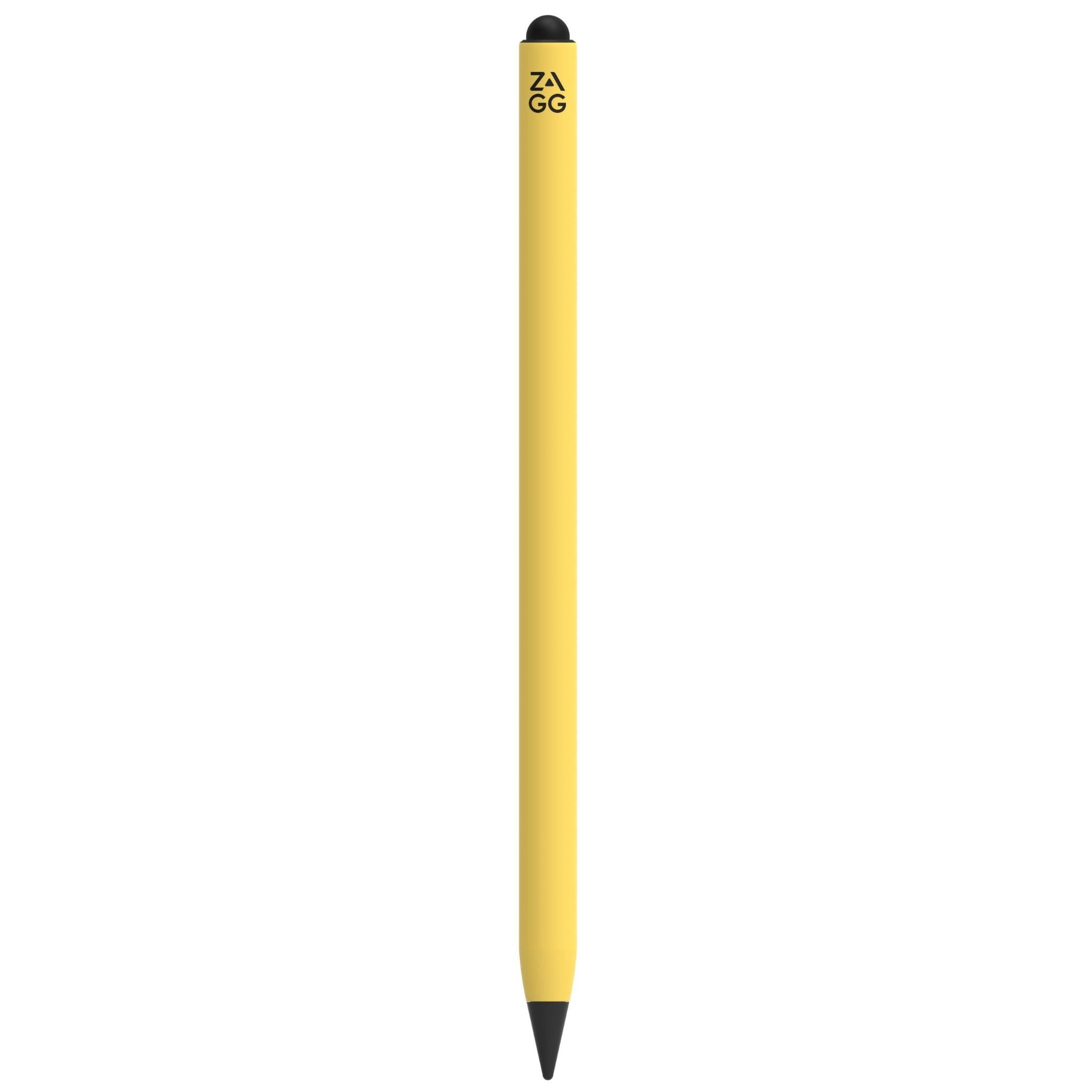 Zagg Pro Stylus 2 Pencil with Wireless Charging Adapter (Yellow)