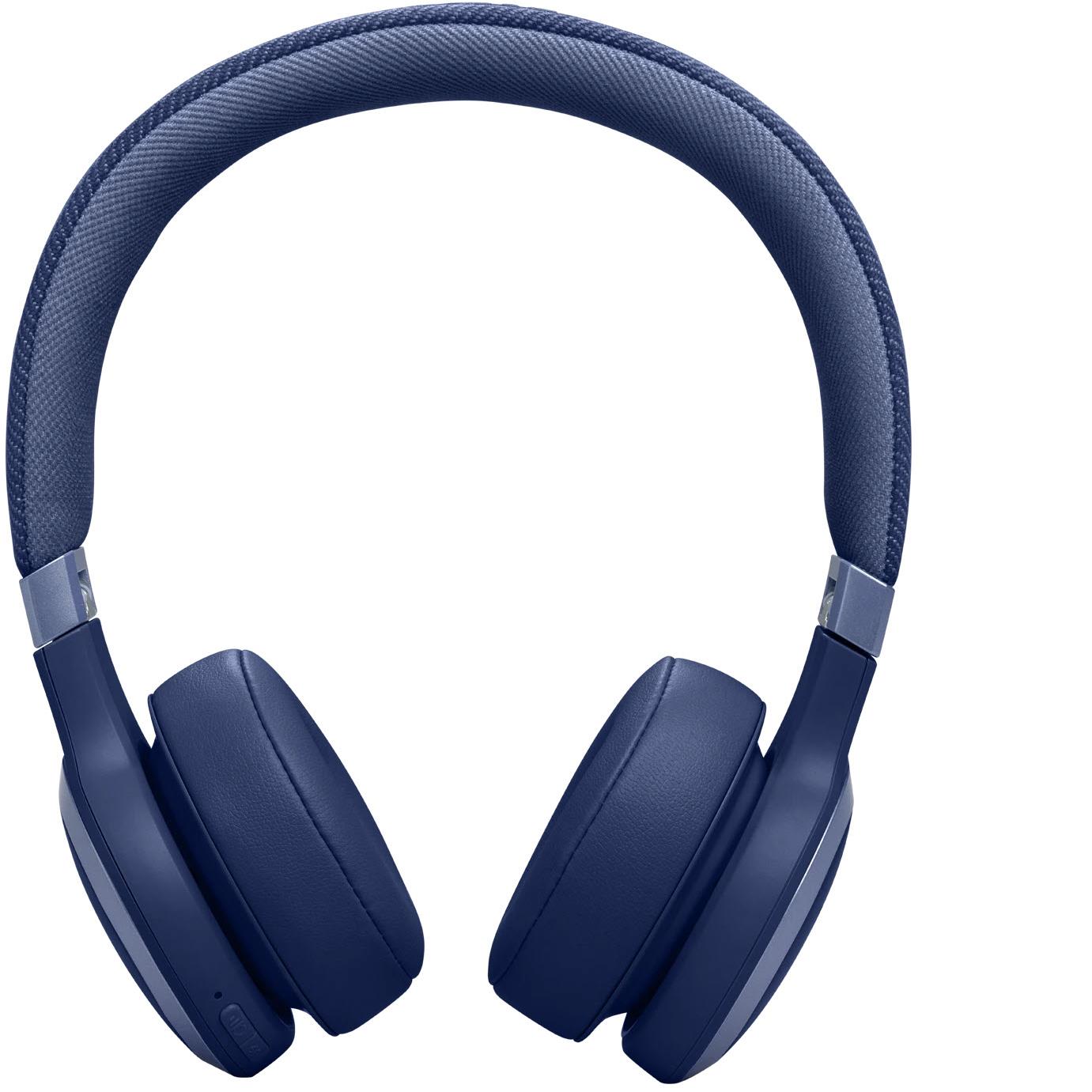 JBL Live 670 Wireless On-Hear Headphones with True Adaptive NC (Blue)