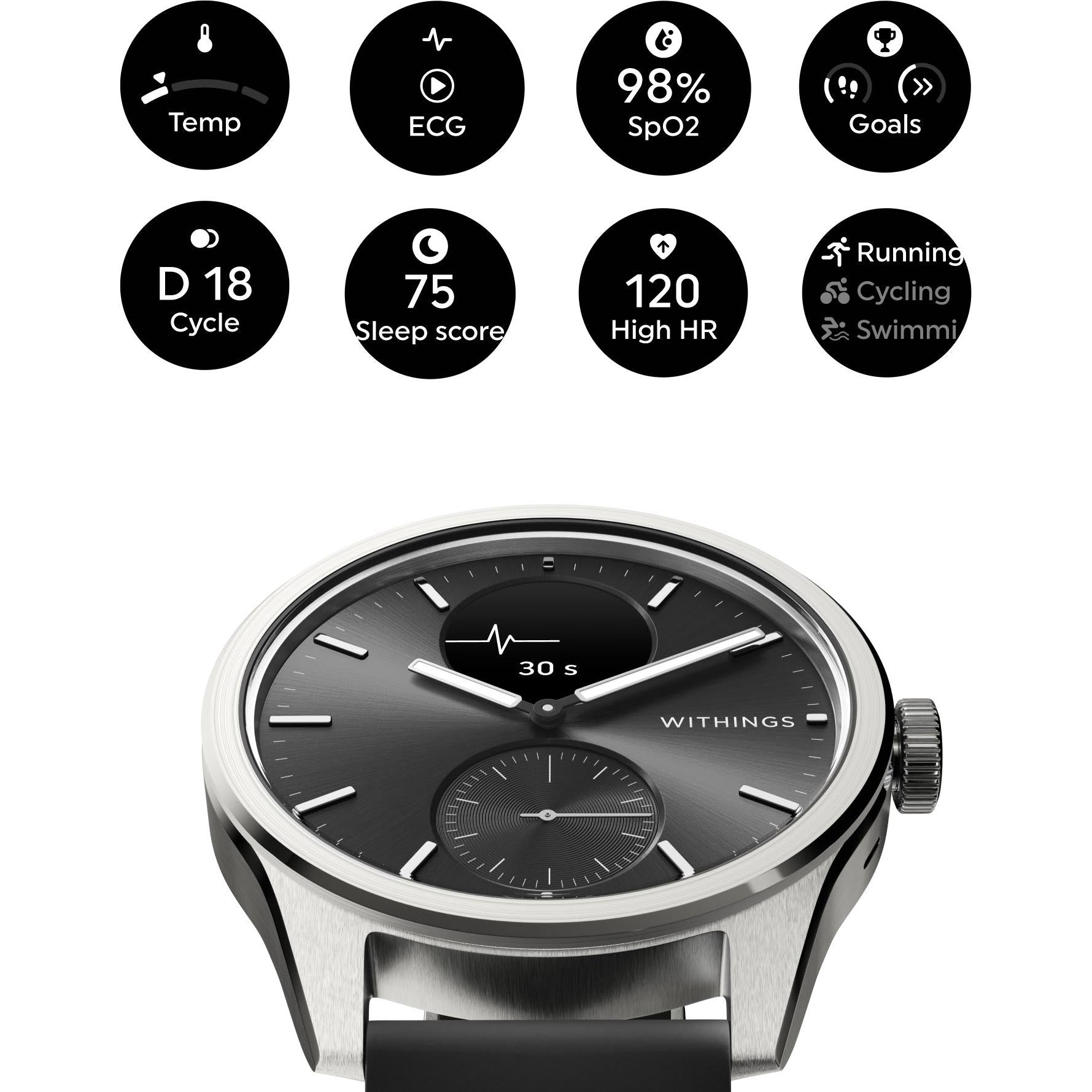 Withings ScanWatch 2 (Black) [42mm]