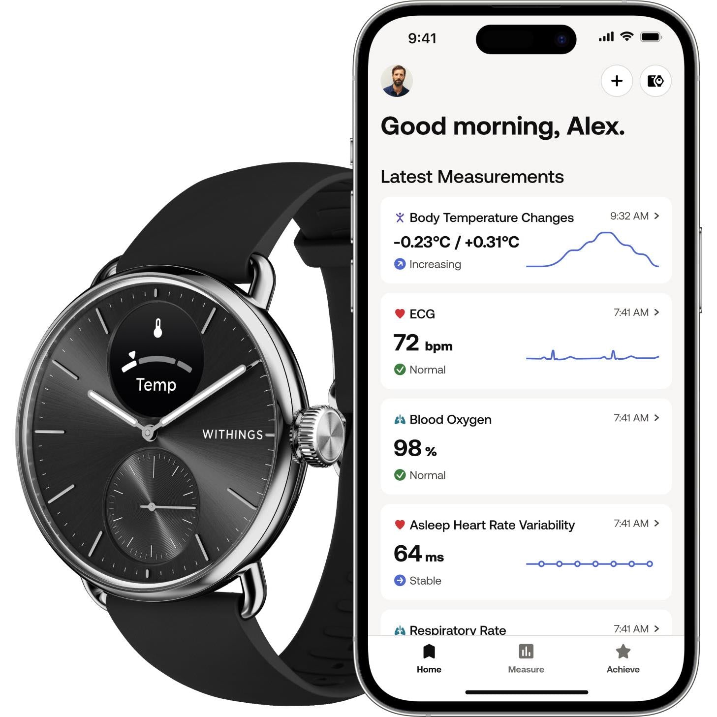 Withings ScanWatch 2 (Black) [38mm]