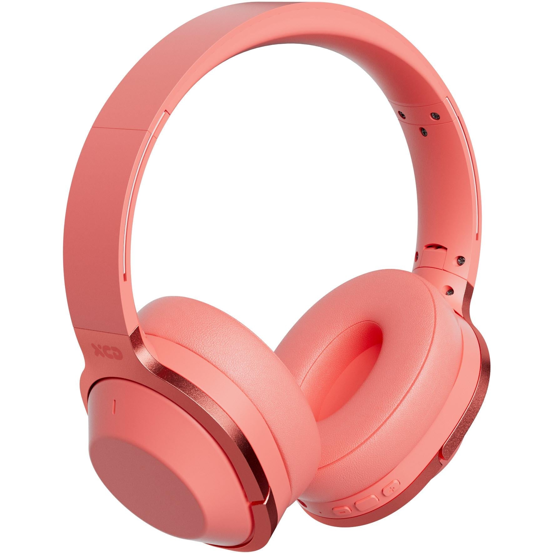 XCD Bluetooth Over-Ear Headphones (Coral)