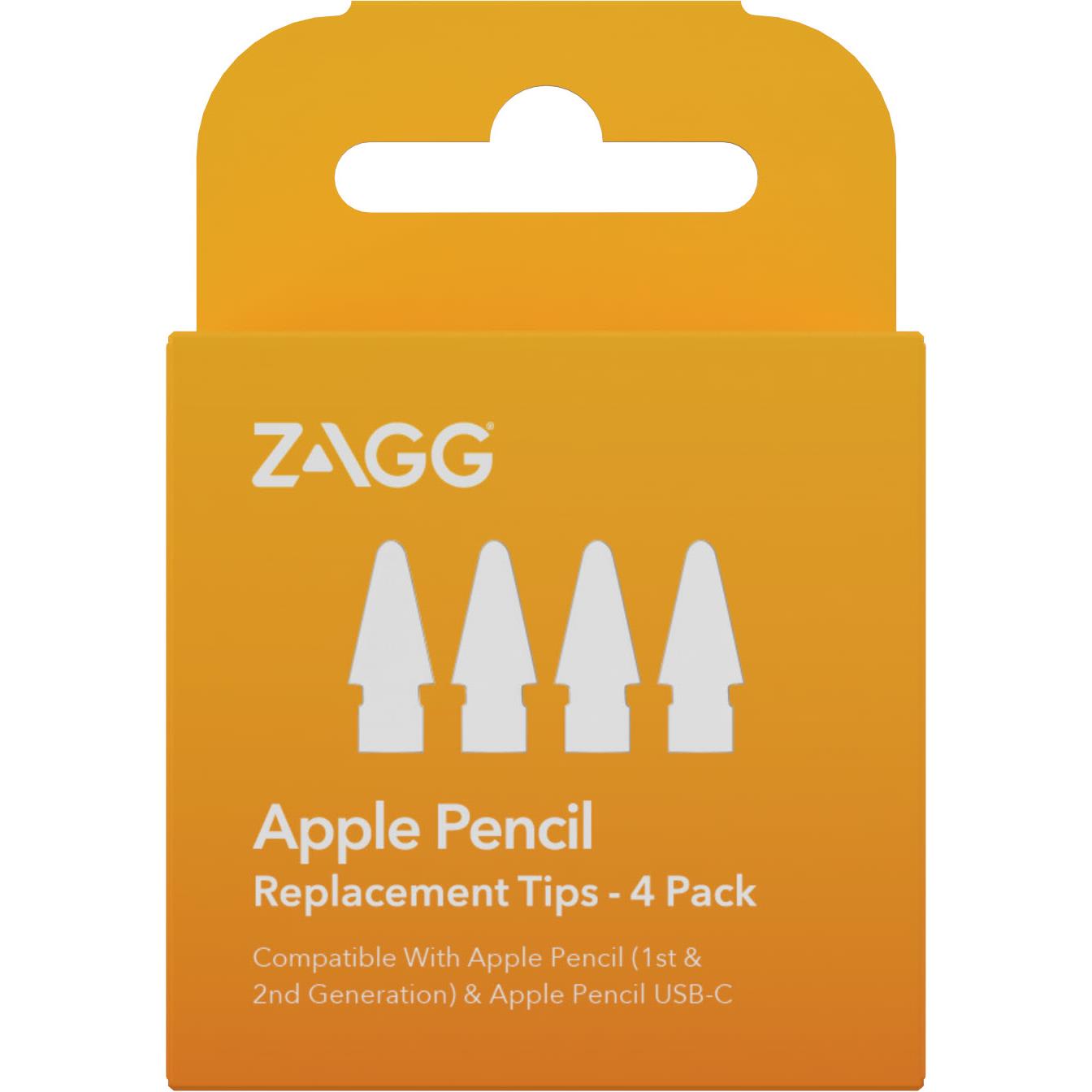 Zagg Apple Pencil Replacement Tips 4 Pack (White)