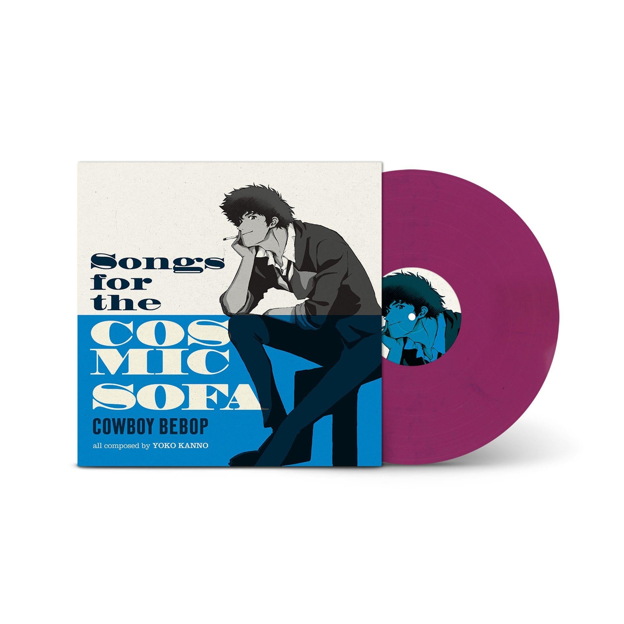 Songs For The Cosmic Sofa Cowboy Bebop (Pink / Dark Blue Marble Vinyl) - By: Seatbelts