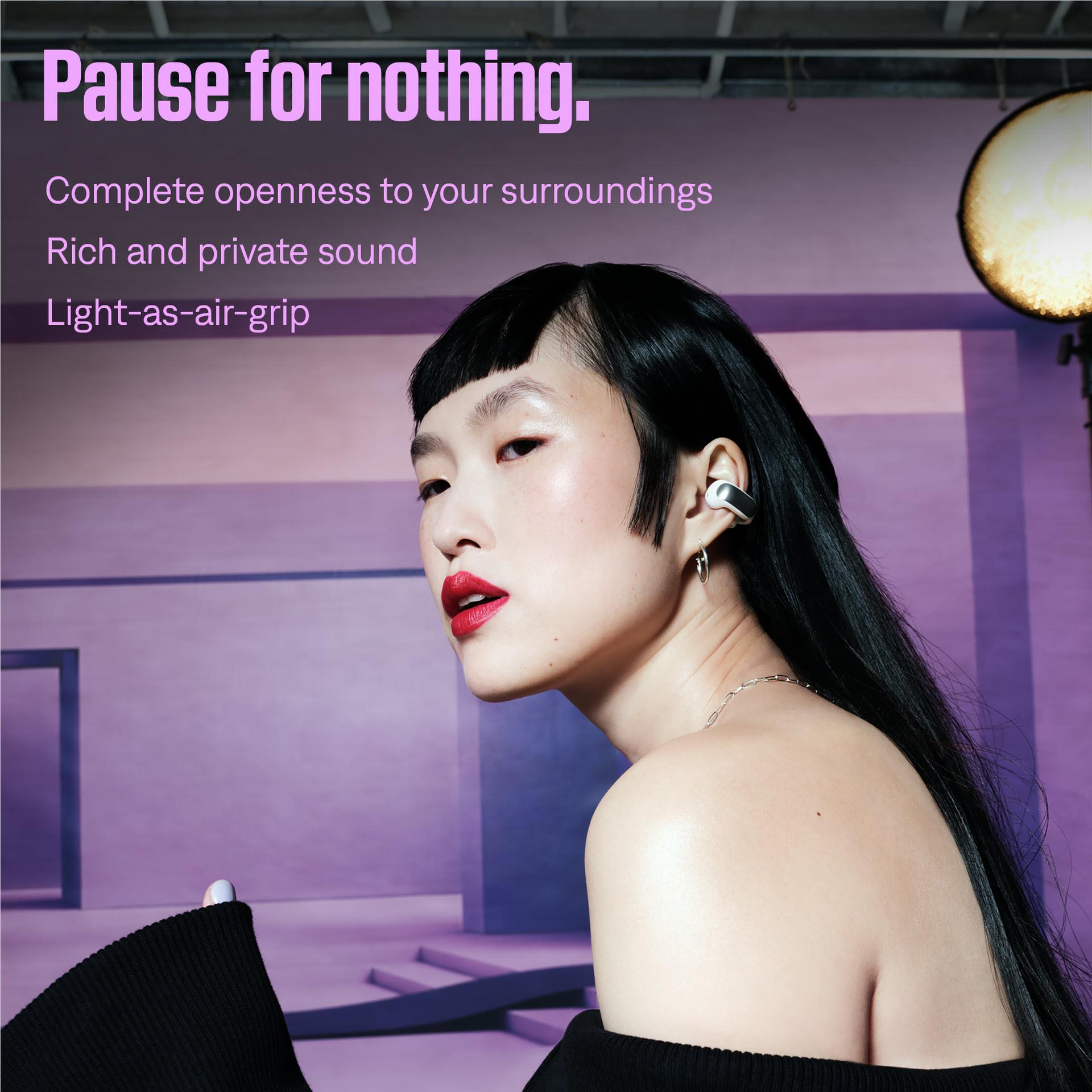 Bose Ultra Open Earbuds (Smoke White)