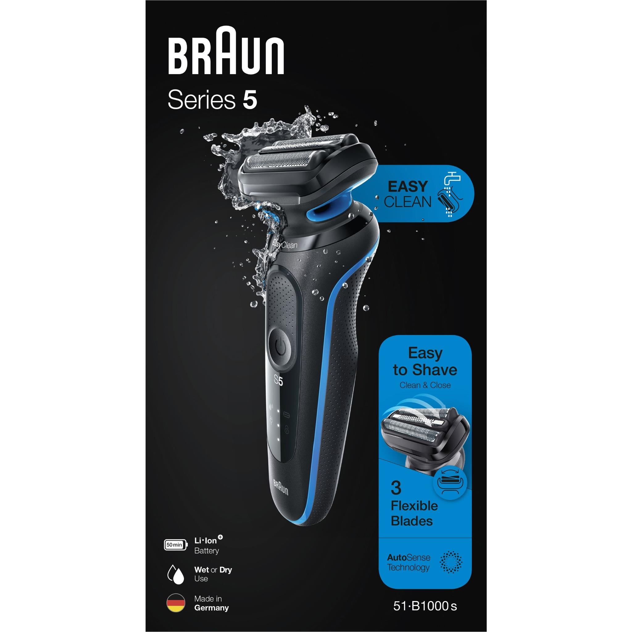 Braun Series 5 Easy Rinse Electric Shaver