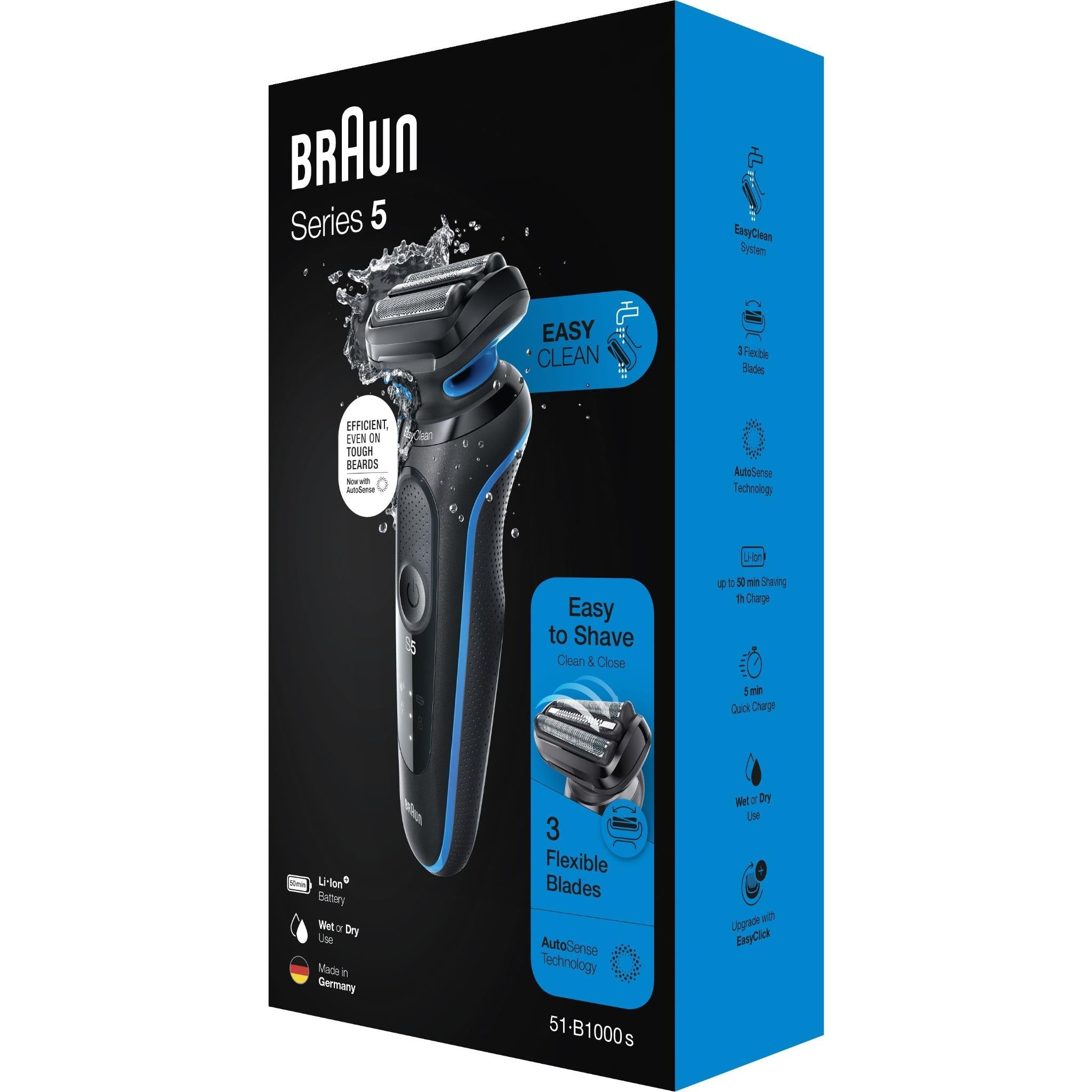 Braun Series 5 Easy Rinse Electric Shaver