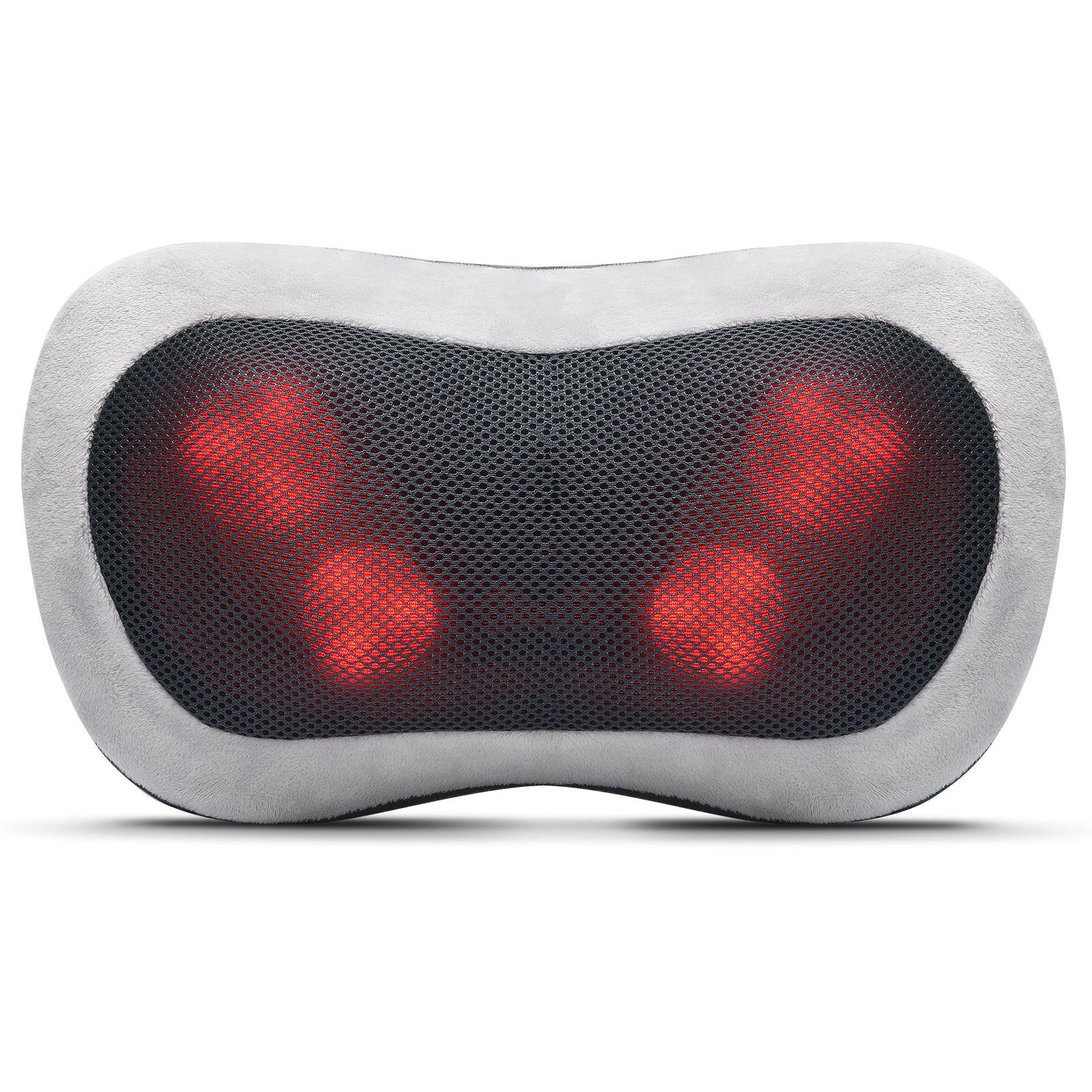 RENPHO Heated Massage Pillow with Remote Control
