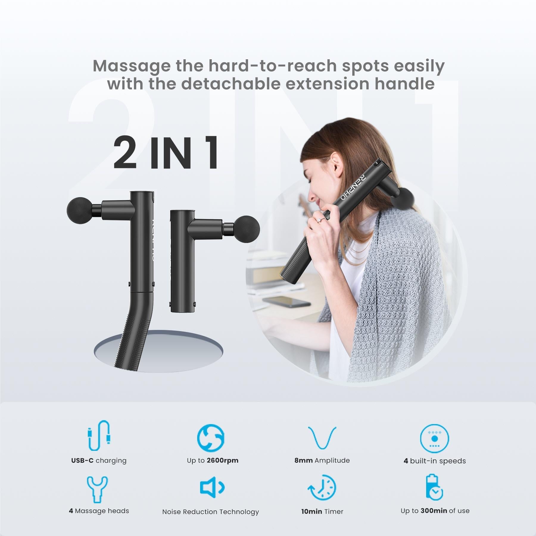 RENPHO Extend Massage Gun