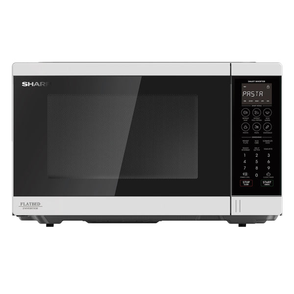 Sharp 30L 1200W Flatbed Inverter Sensor Microwave (White)