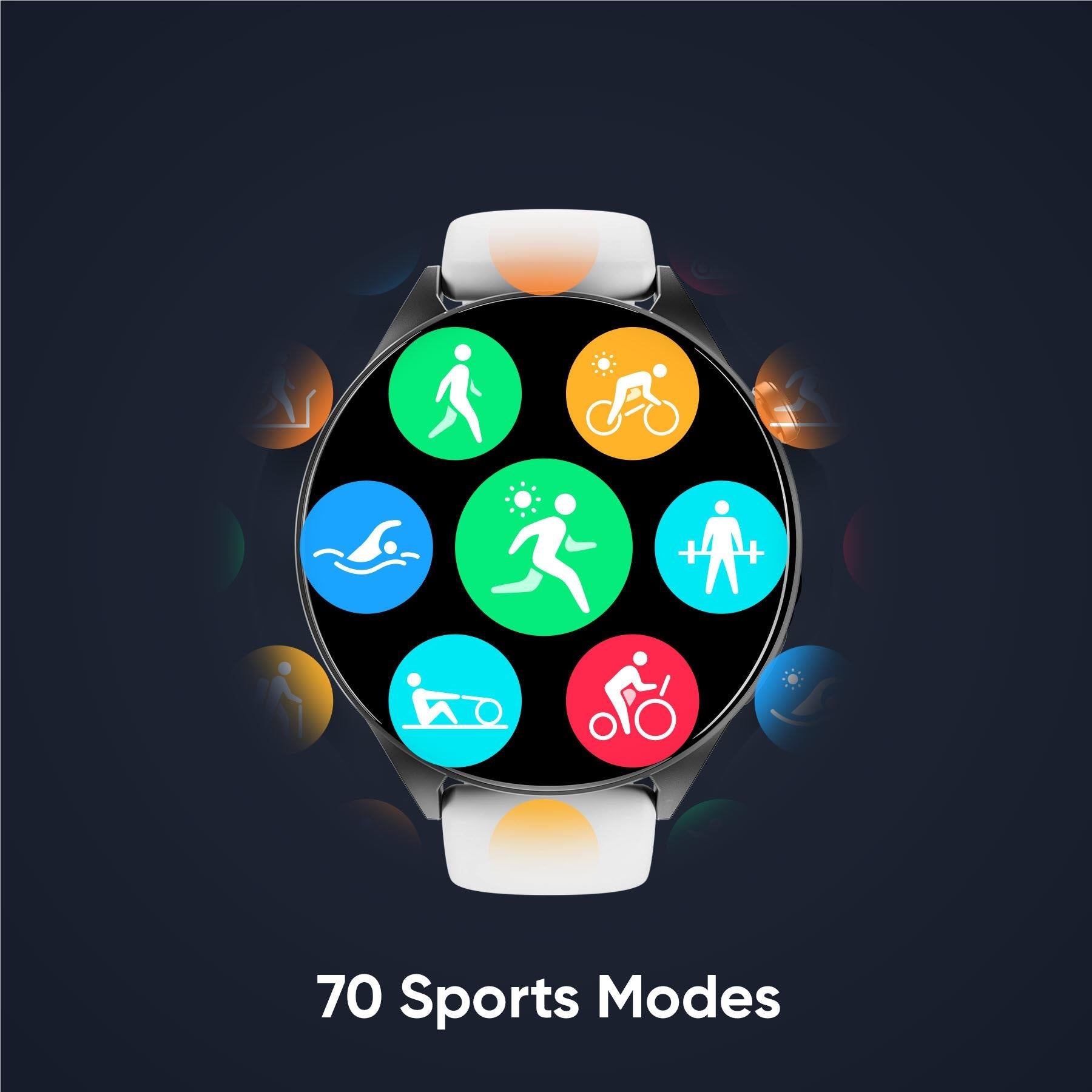 Ryze Wave Smart Watch MP3 (Black/Blue)