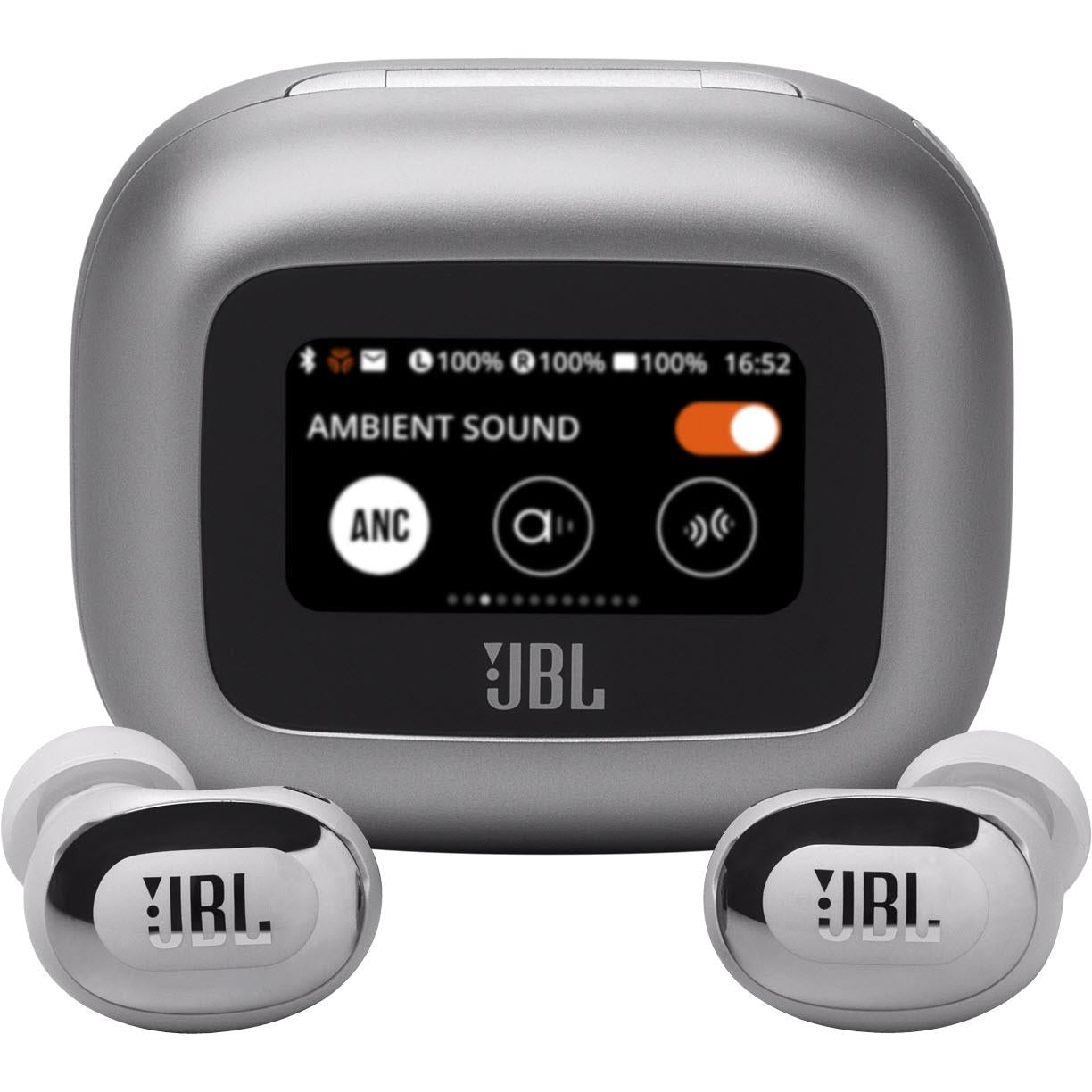 JBL Live Buds 3 TWS Noise Cancelling In-Ear Headphones (Silver)