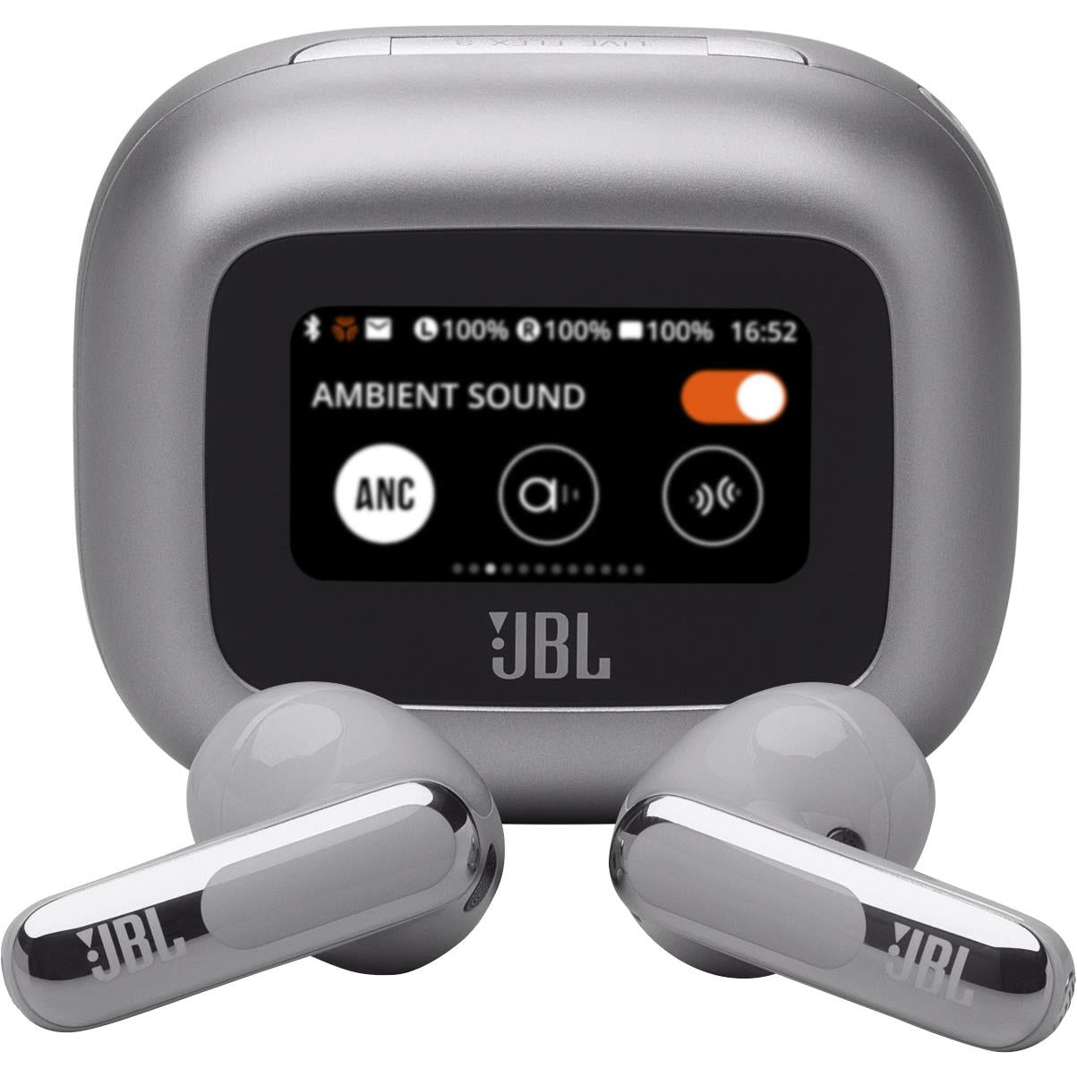 JBL Live Flex 3 TWS Noise Cancelling In-Ear Headphones (Silver)