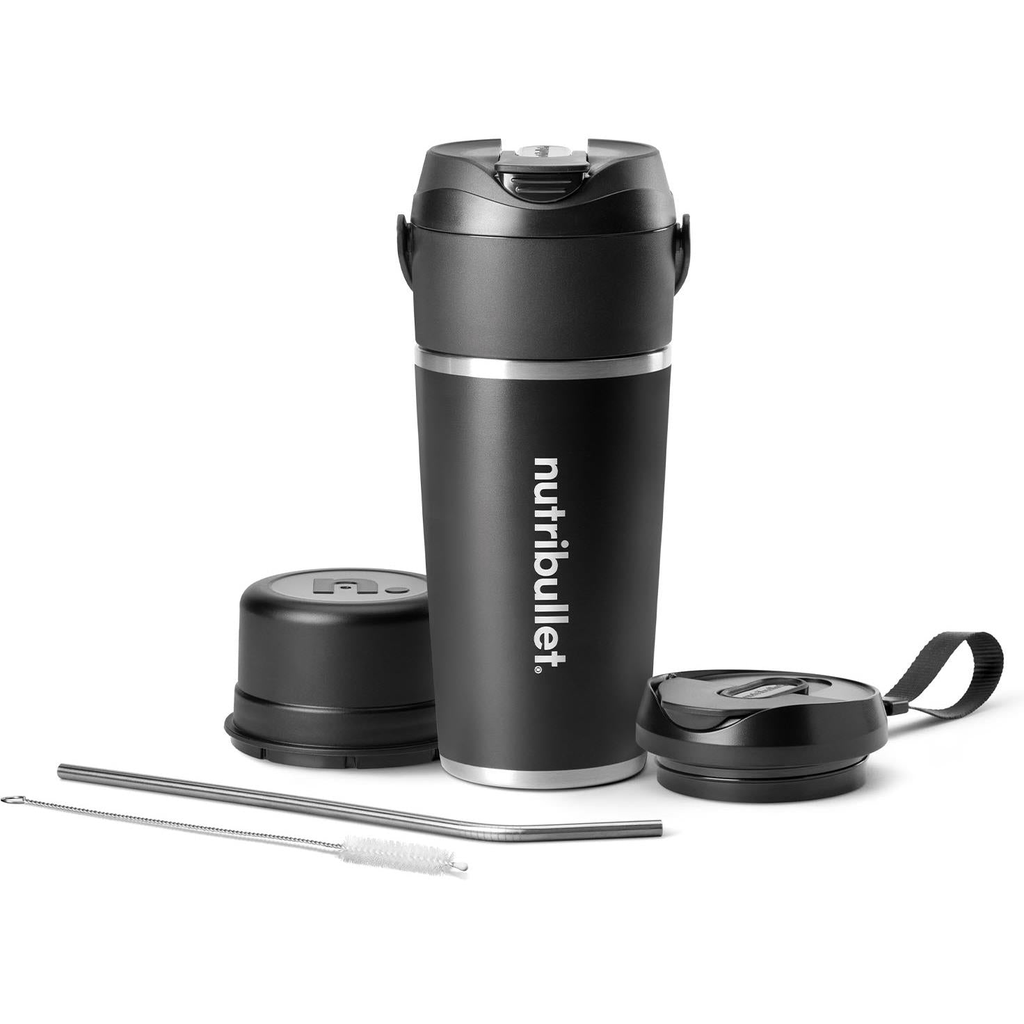 NutriBullet Flip Personal Blender (Black/Stainless Steel)