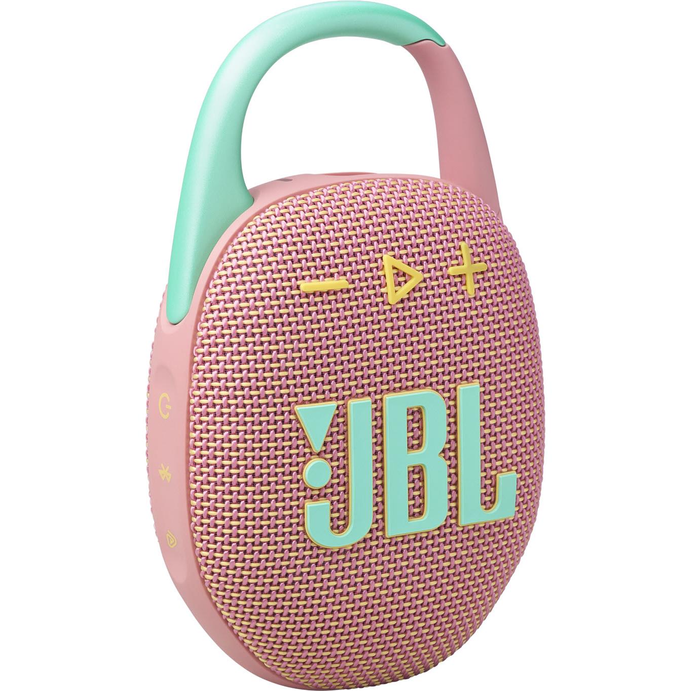 JBL Clip 5 Ultra-portable Bluetooth Speaker (Pink)