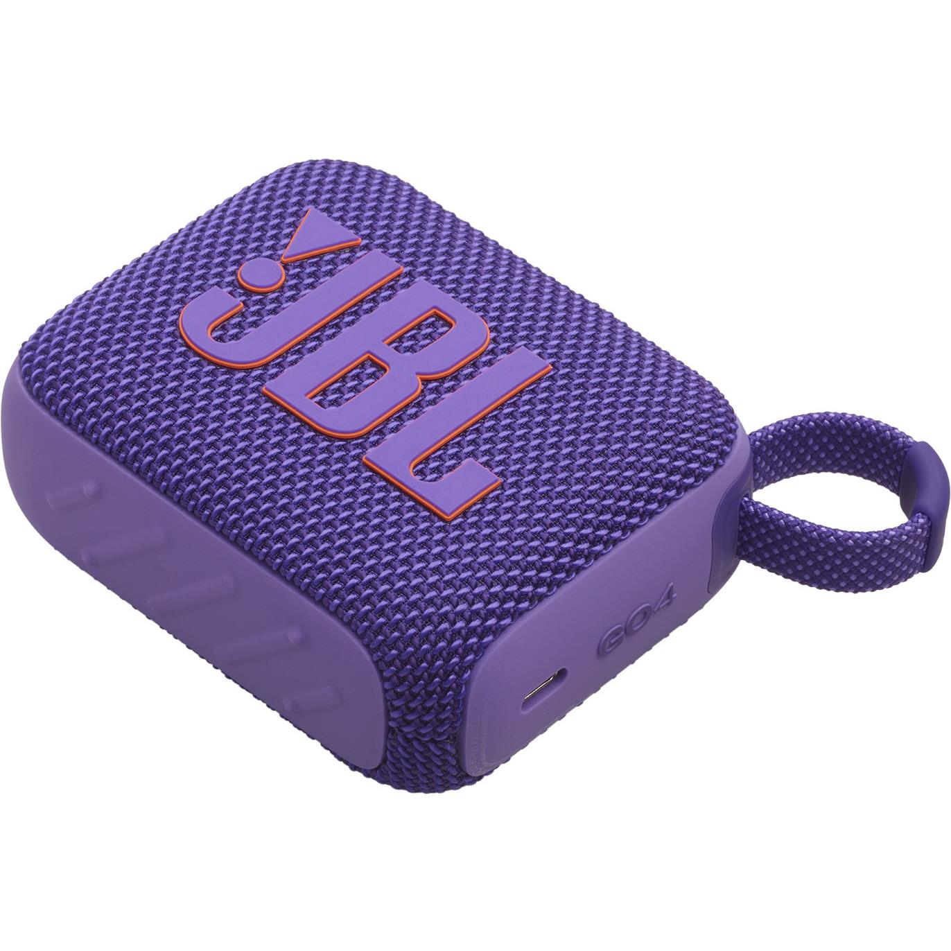 JBL Go 4 Mini Ultra-portable Bluetooth Speaker (Purple)