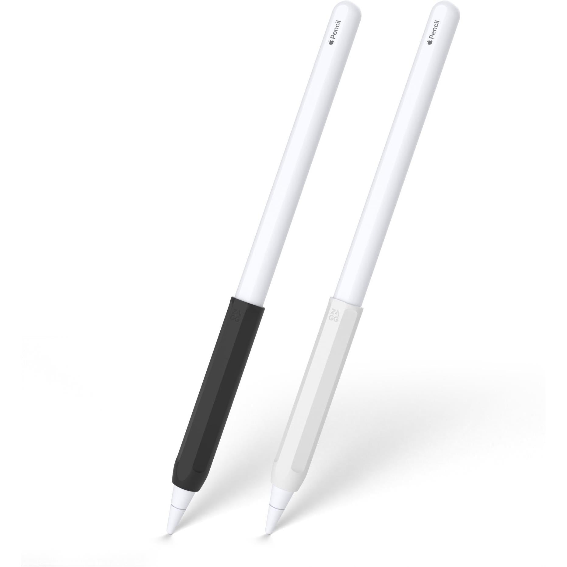 Zagg Apple Pencil Grips [2 Pack] (Black & White)