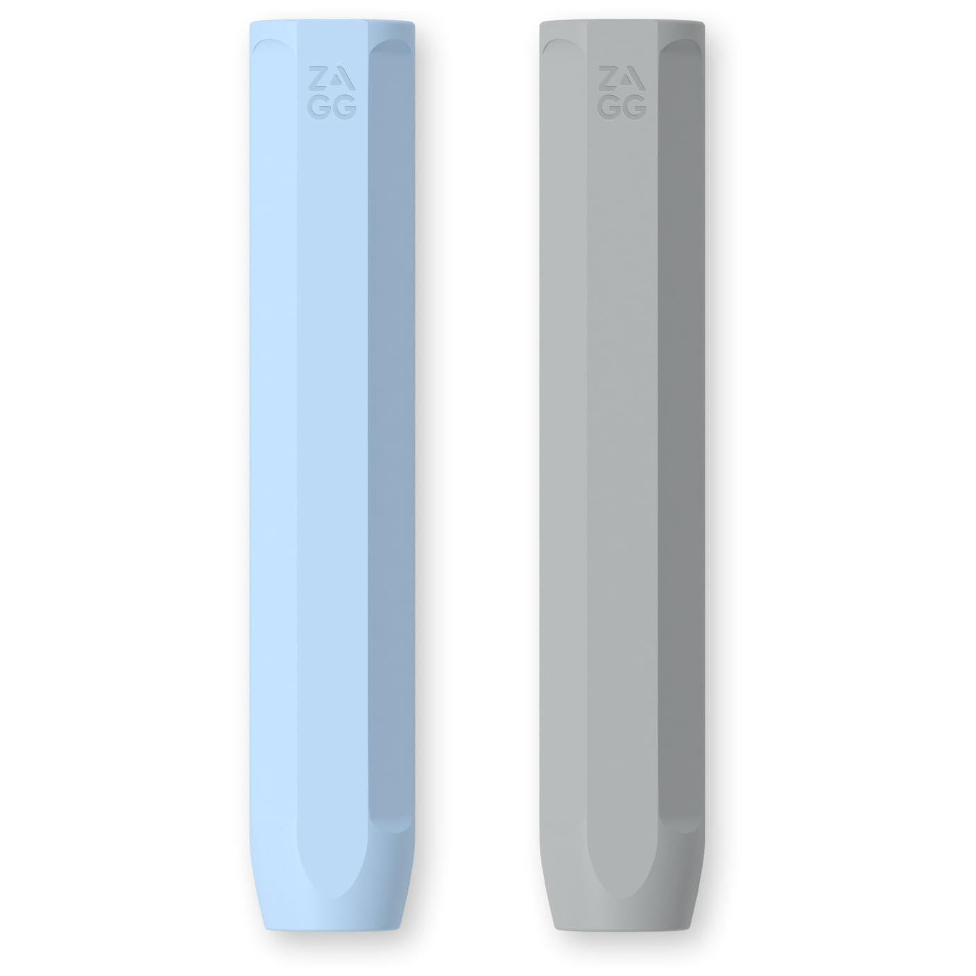 Zagg Apple Pencil Grips [2 Pack] (Blue & Grey)
