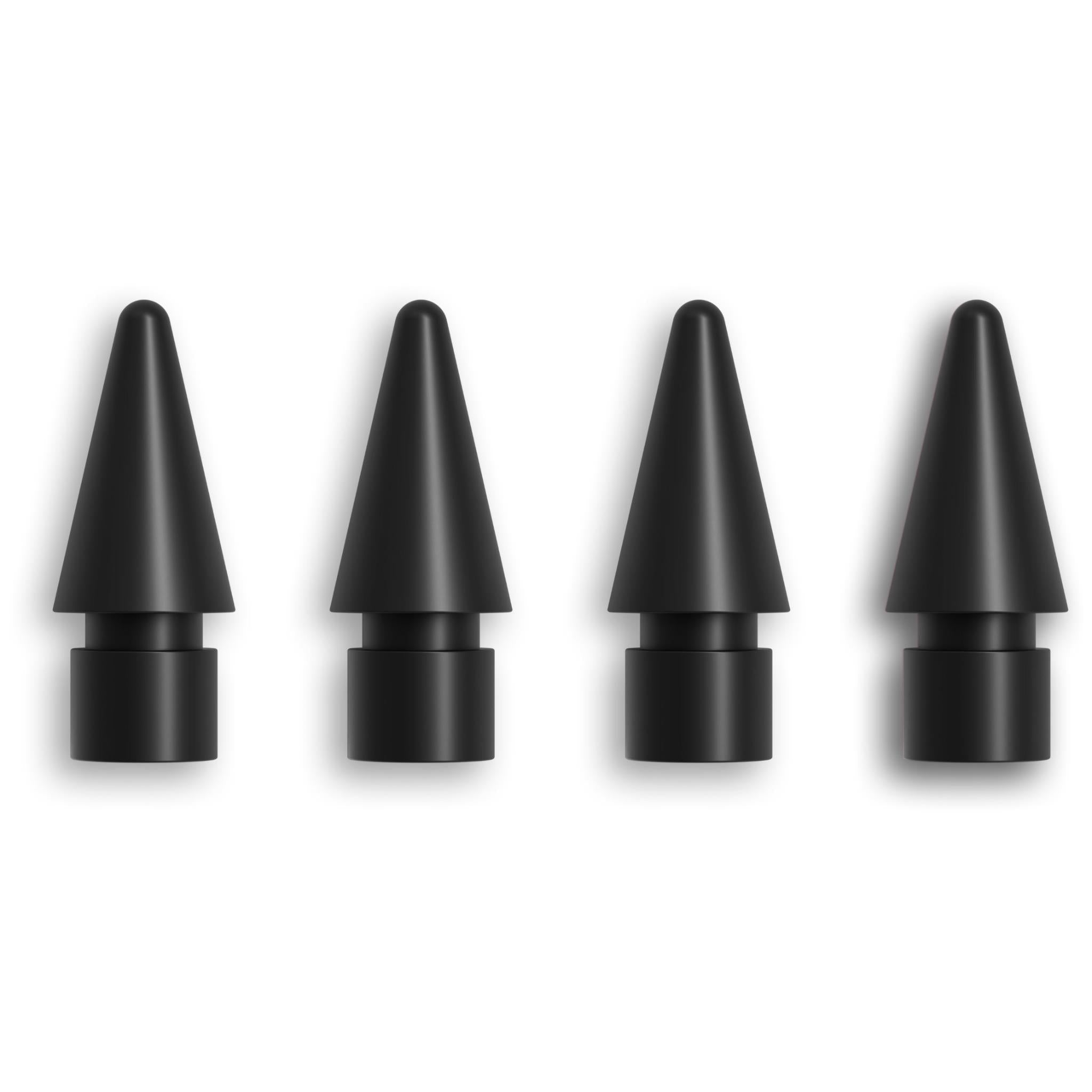 Zagg Apple Pencil Replacement Tips [4 Pack] (Black)