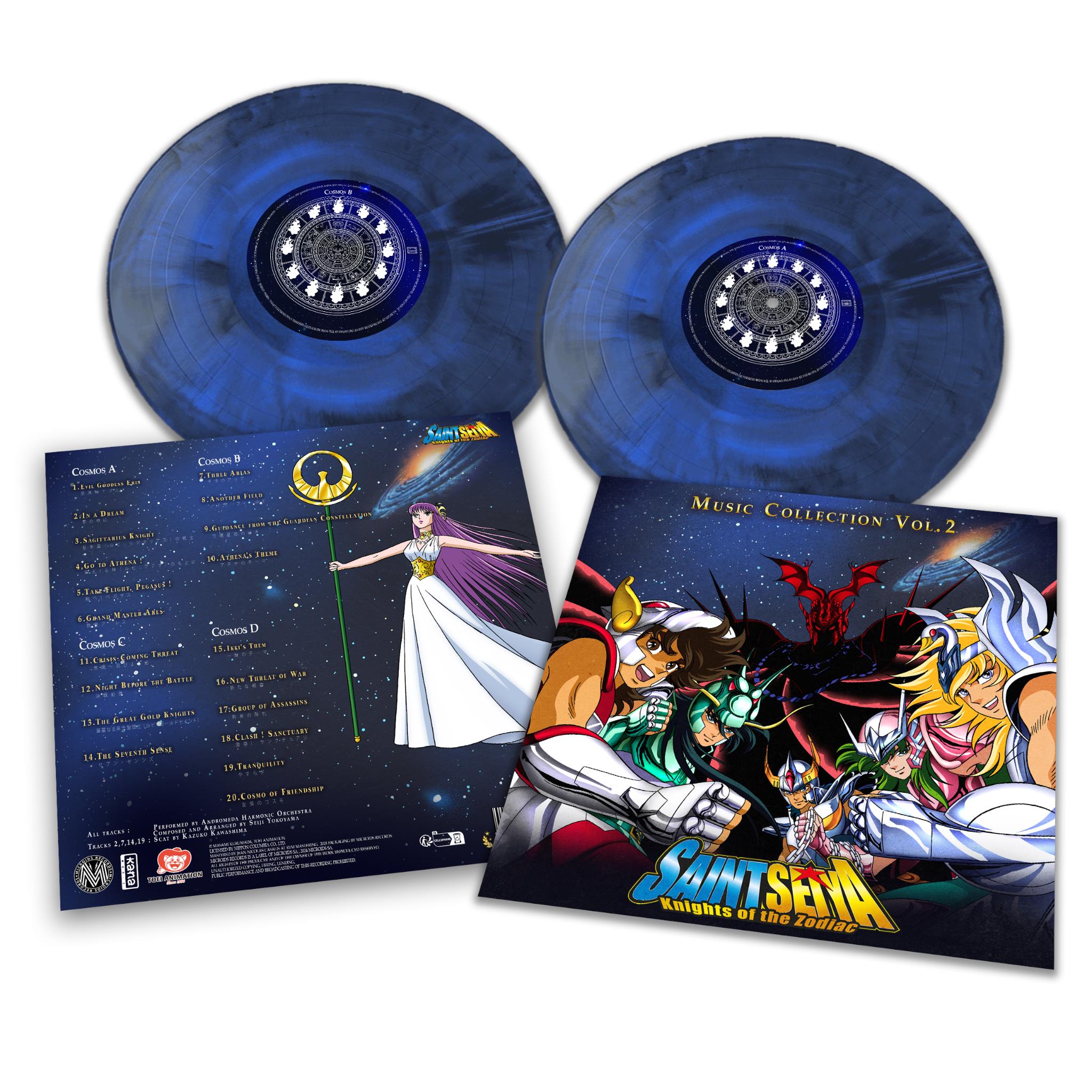 Saint Seiya: Music Collection vol.2 (Blue Marble Coloured Vinyl) - By: Seiji Yokoyama