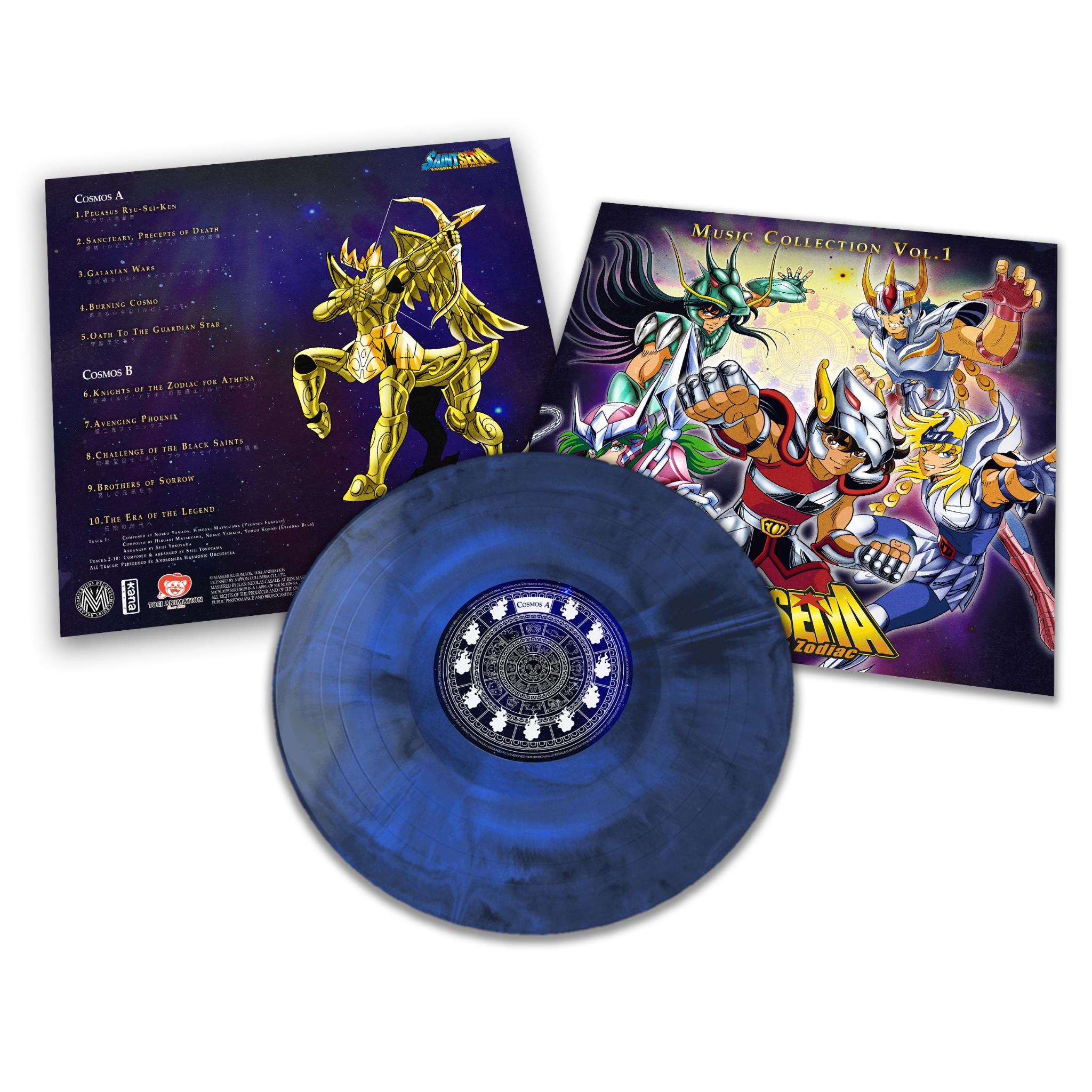 Saint Seiya: Music Collection Vol.1 (Blue Marble Coloured Vinyl) - By: Various Artists