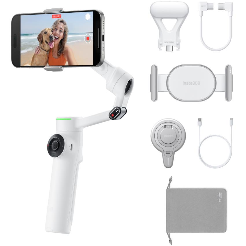Insta360 Flow 2 Pro Creator Kit (White Edition)