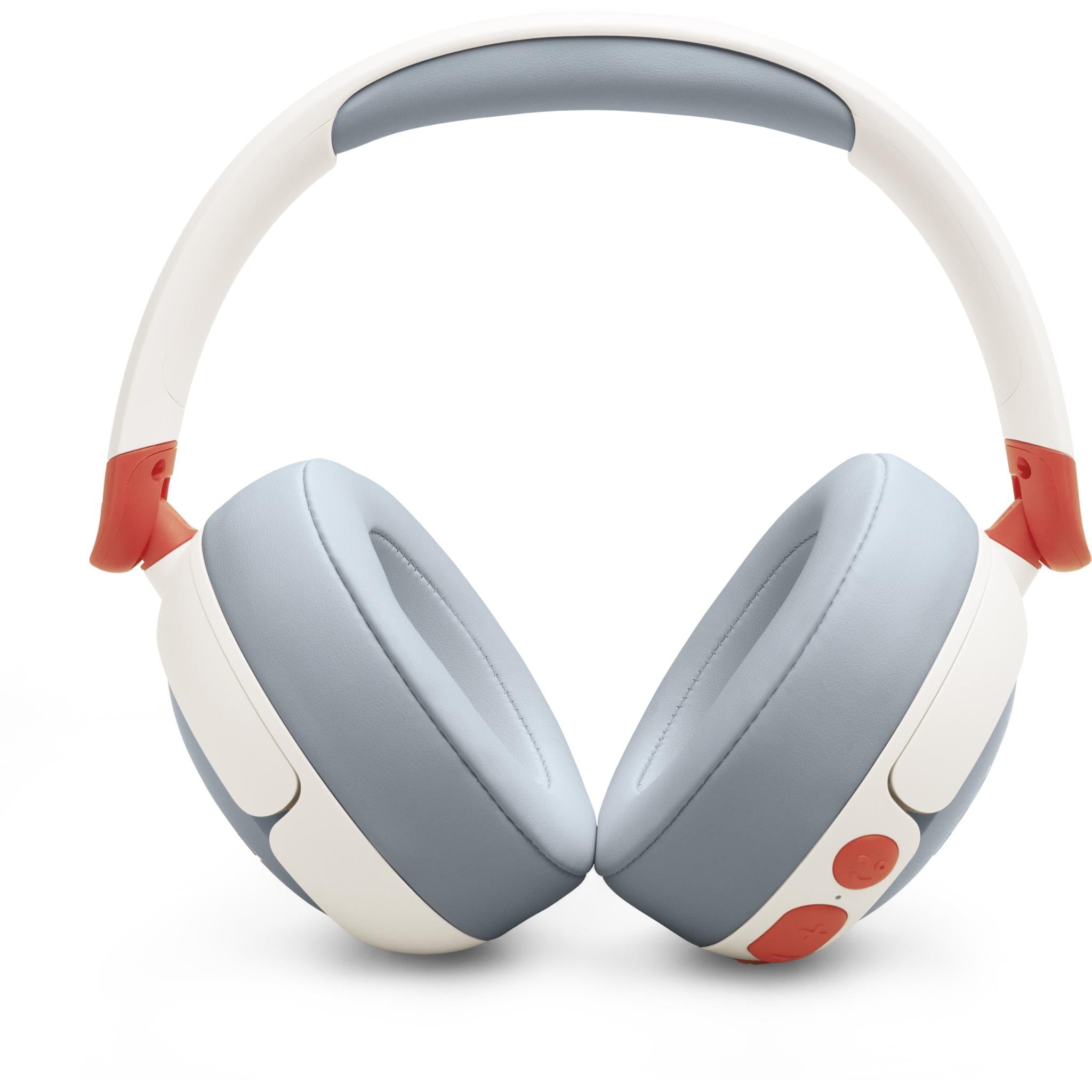 JBL JR470NC Wireless Noise Cancelling Kids Over-Ear Headphones (White)
