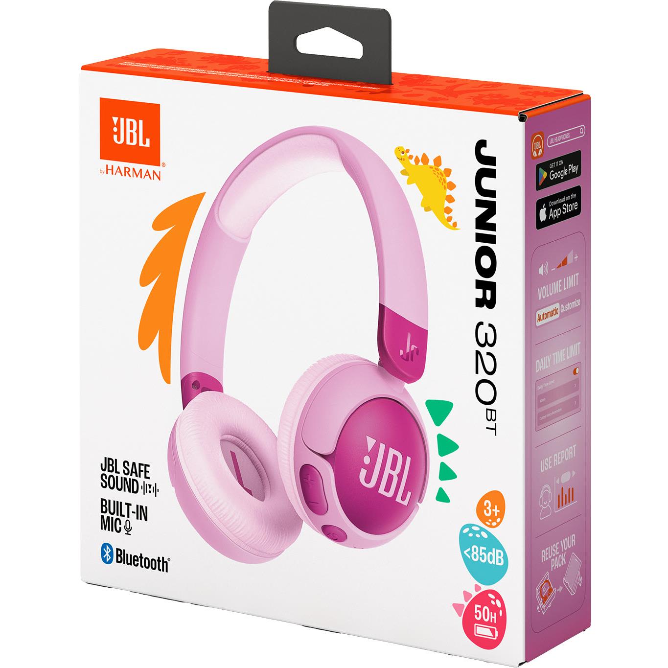 JBL JR320BT Wireless On-Ear Kids Headphones (Purple)