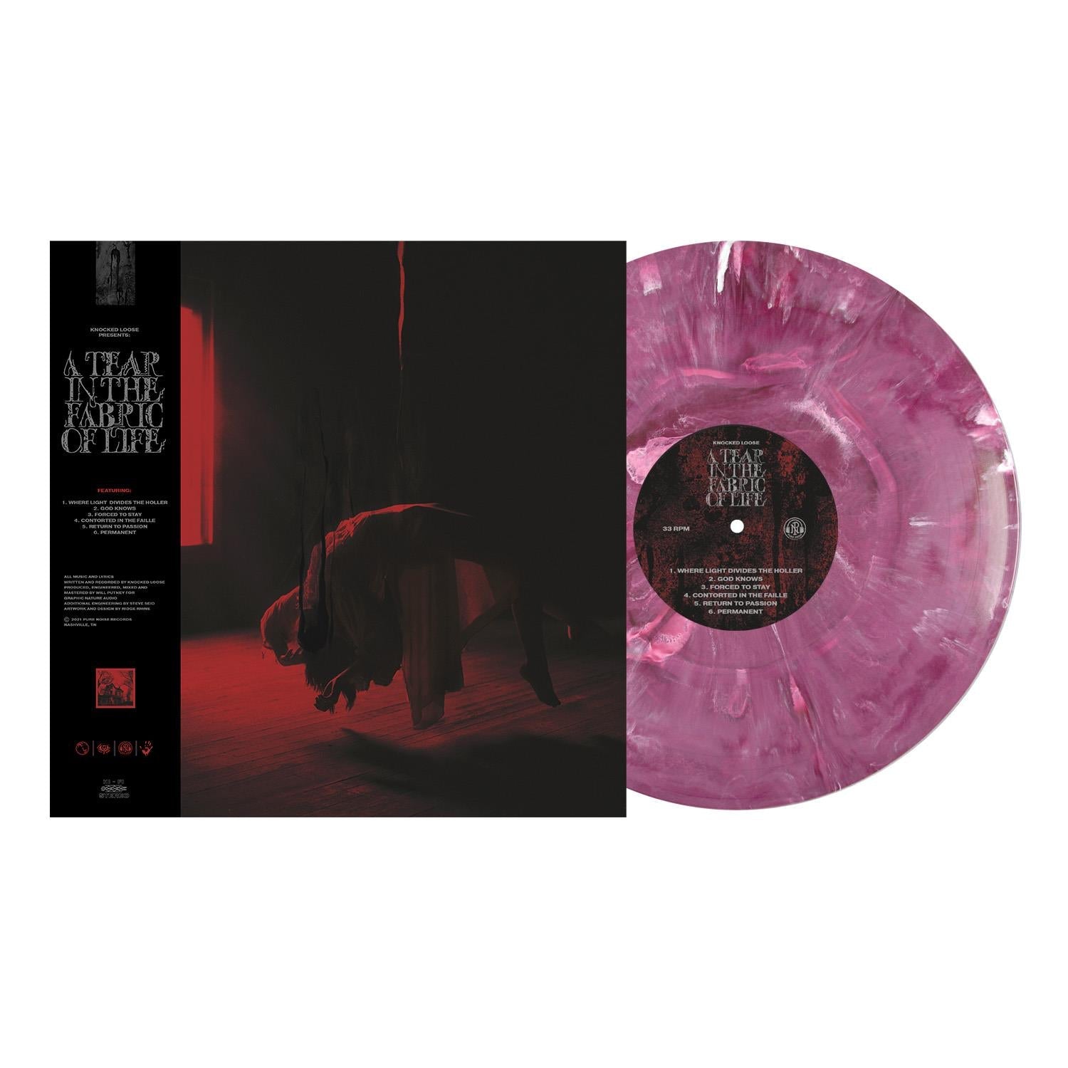 A Tear In The Fabric of Life (Merlot Deluxe Marble Vinyl) - By: Knocked Loose