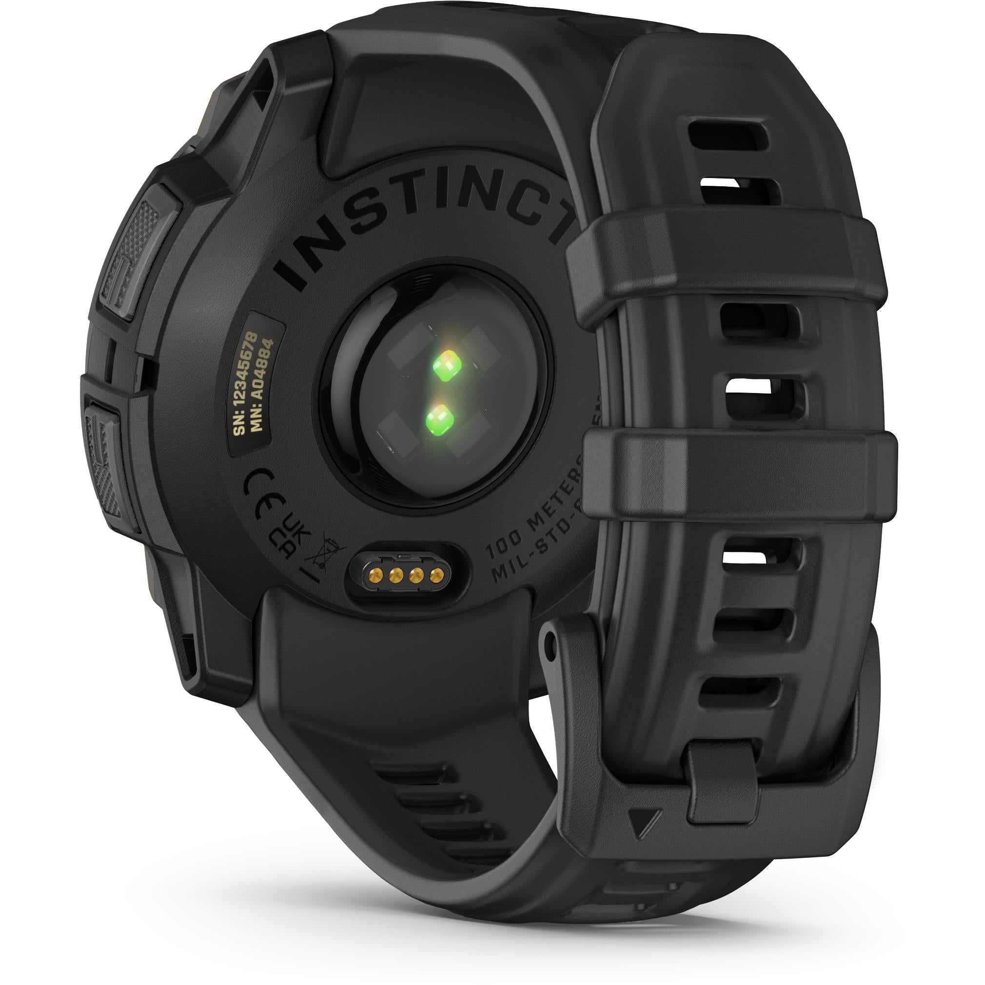 Garmin Instinct 3 45mm Sports Watch (Black Bezel with Black Band)