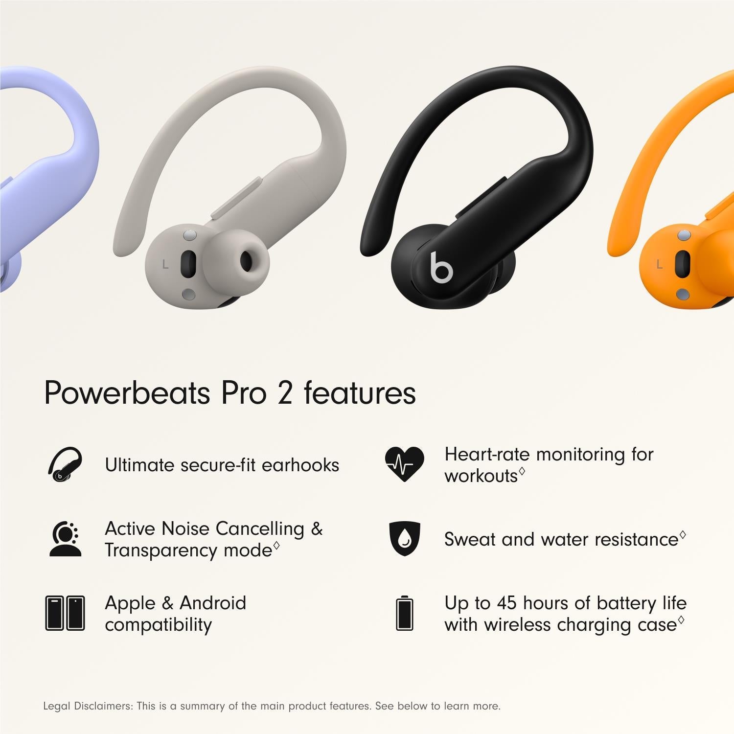 Beats Powerbeats Pro 2 High-Performance Earbuds (Jet Black)