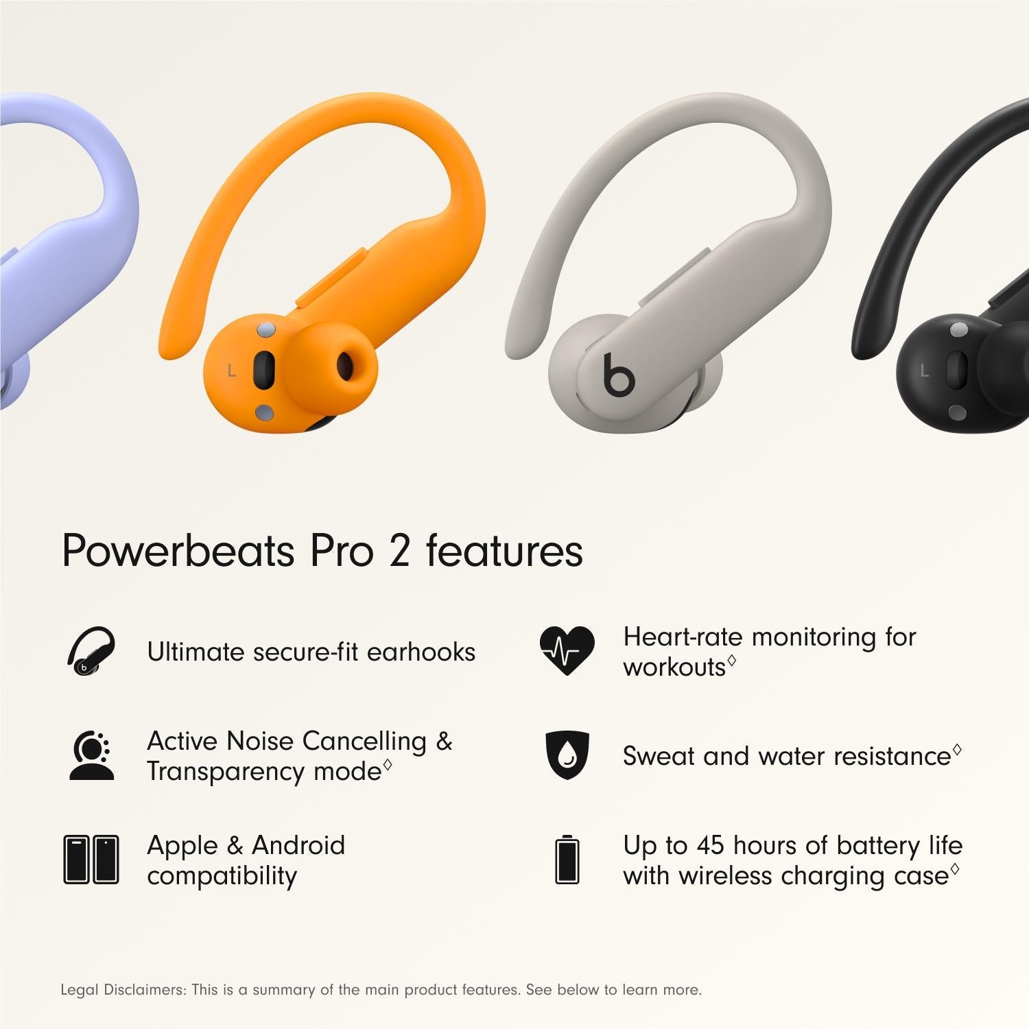 Beats Powerbeats Pro 2 High-Performance Earbuds (Quick Sand)