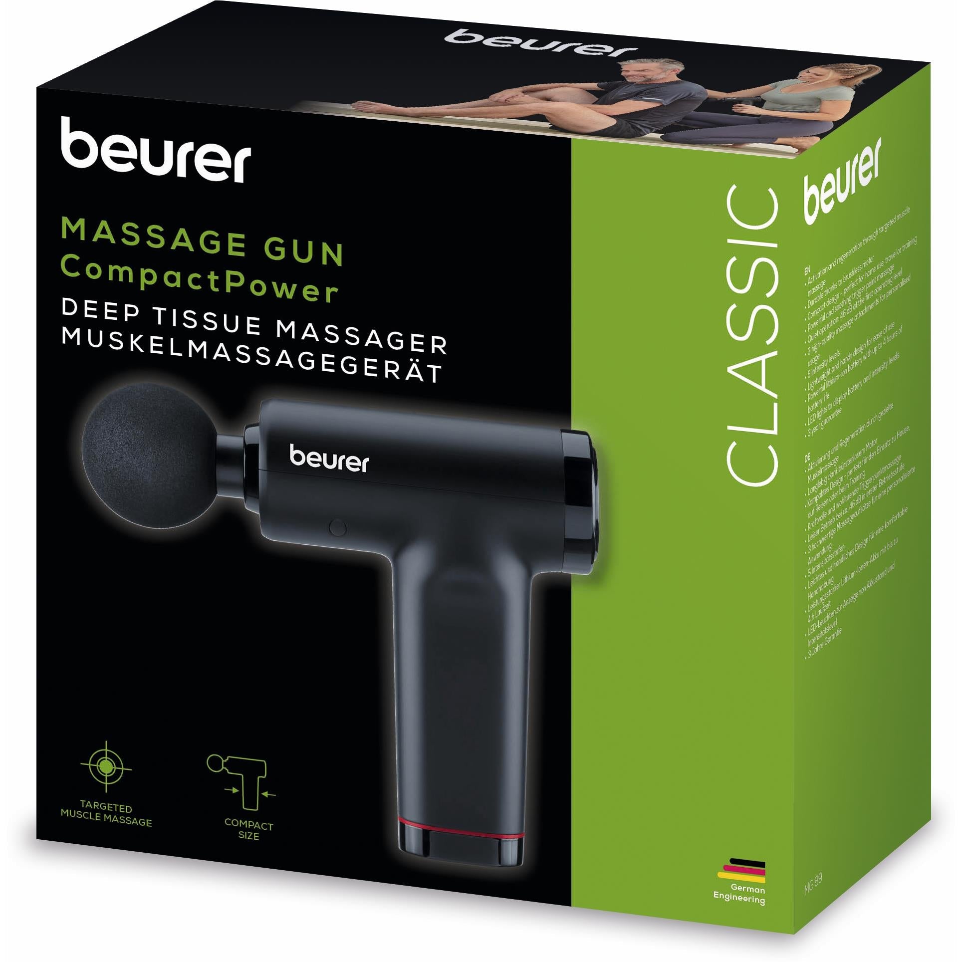 Beurer MG89 CompactPower Deep Tissue Massage Gun