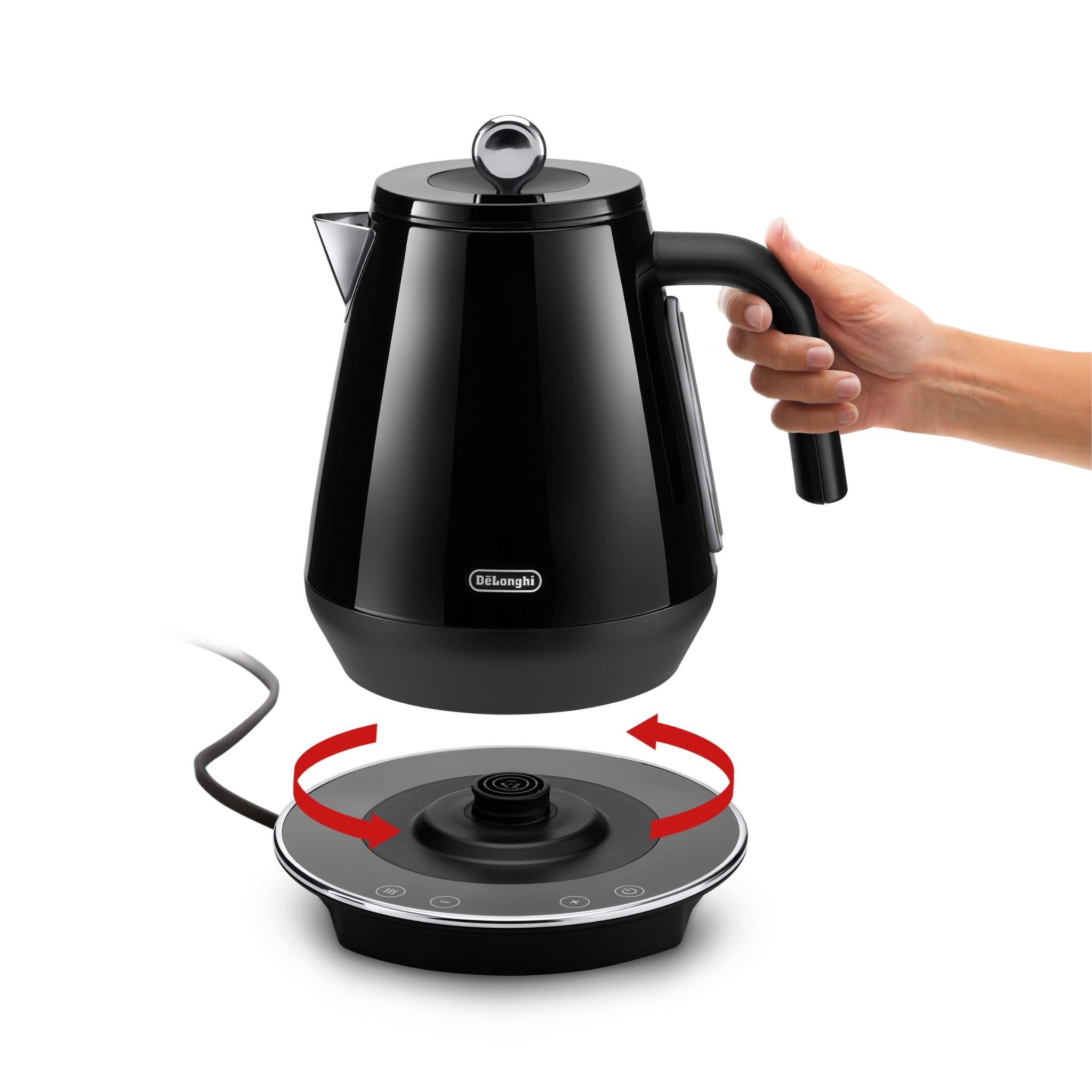 De'Longhi Eclettica Variable Temperature Kettle (Black)