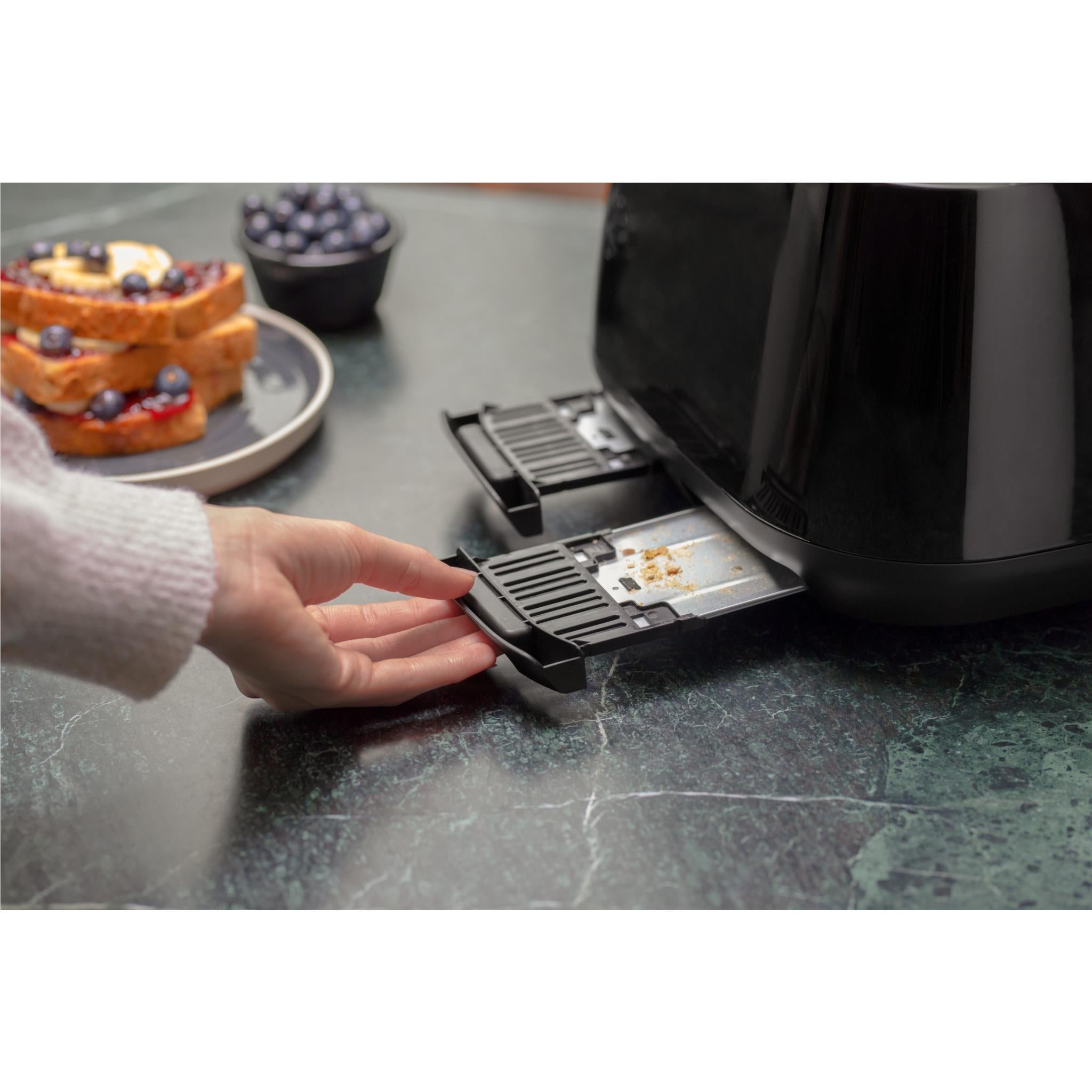 De'Longhi Eclettica 4 Slice Toaster Bold (Black)