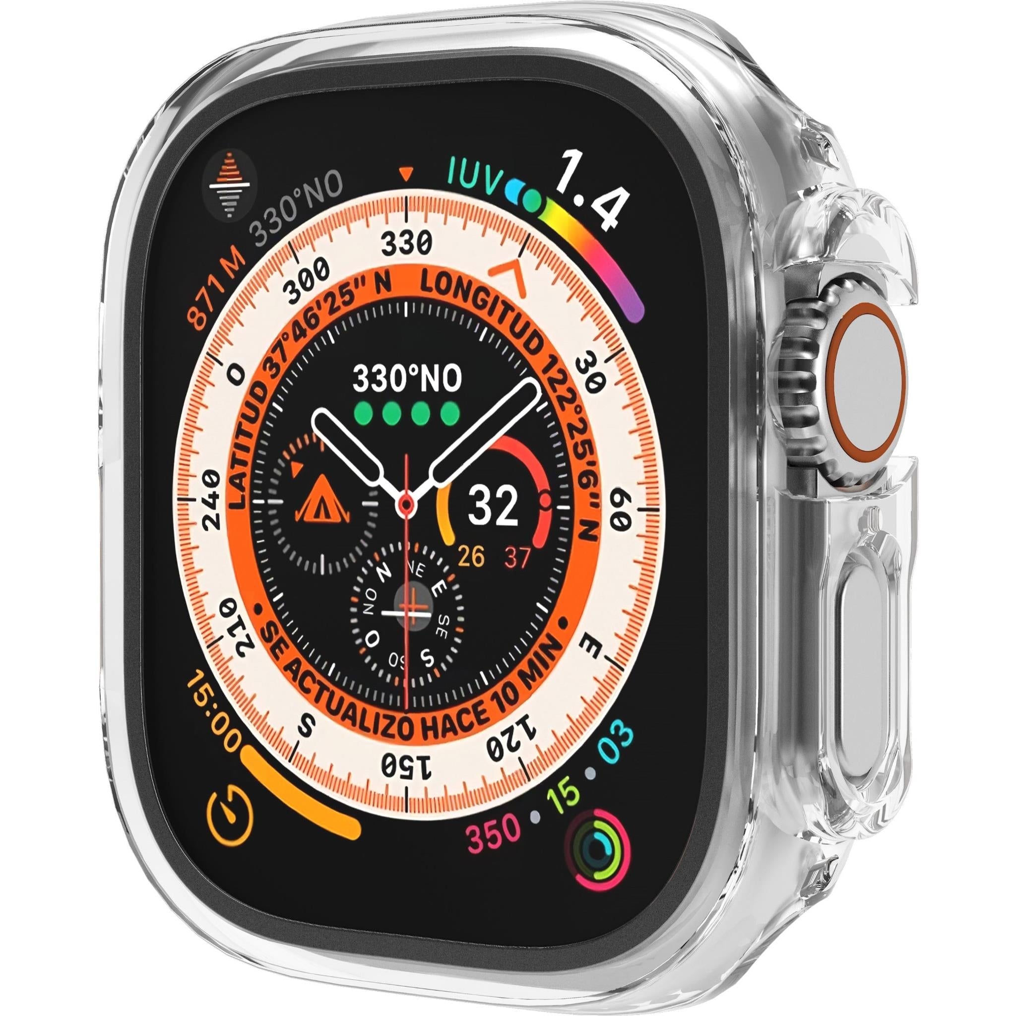 Cygnett EdgeShield for Apple Watch Ultra 1-2 49mm (Clear)