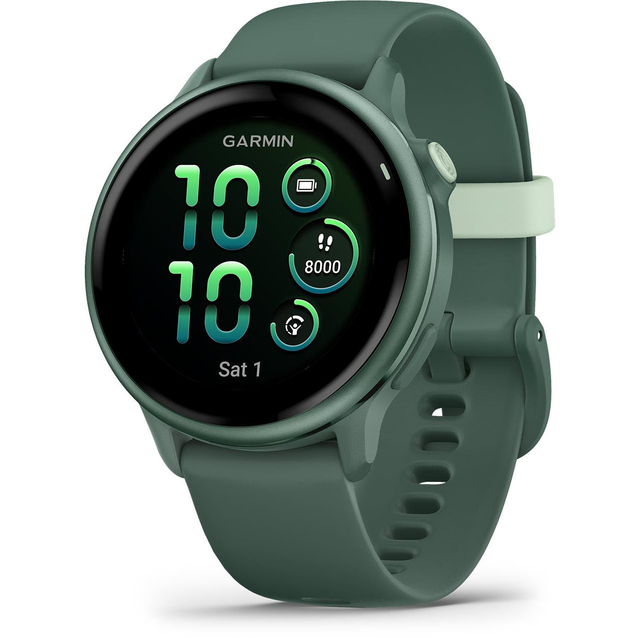 Garmin VivoActive 6 GPS Smartwatch (Metallic Jasper Green/Jasper Green Band)