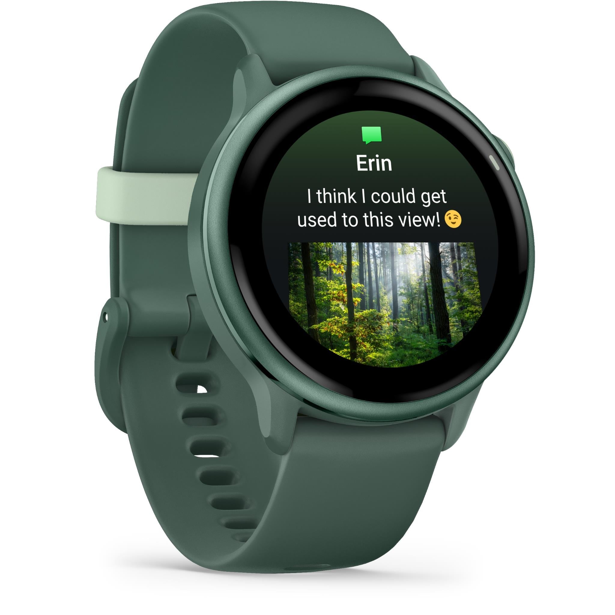 Garmin VivoActive 6 GPS Smartwatch (Metallic Jasper Green/Jasper Green Band)