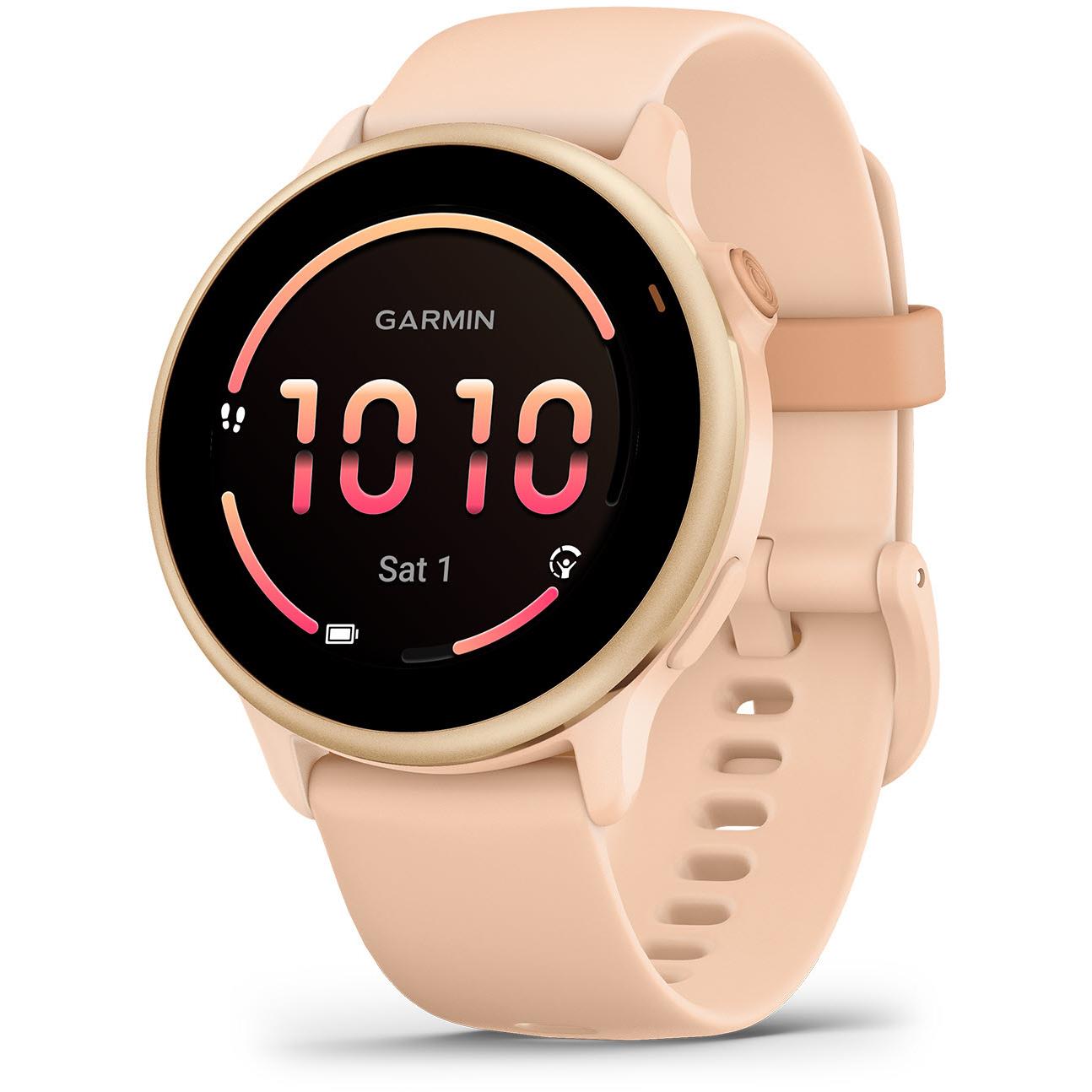 Garmin VivoActive 6 GPS Smartwatch (Metallic Pink Dawn/Pink Dawn Band)