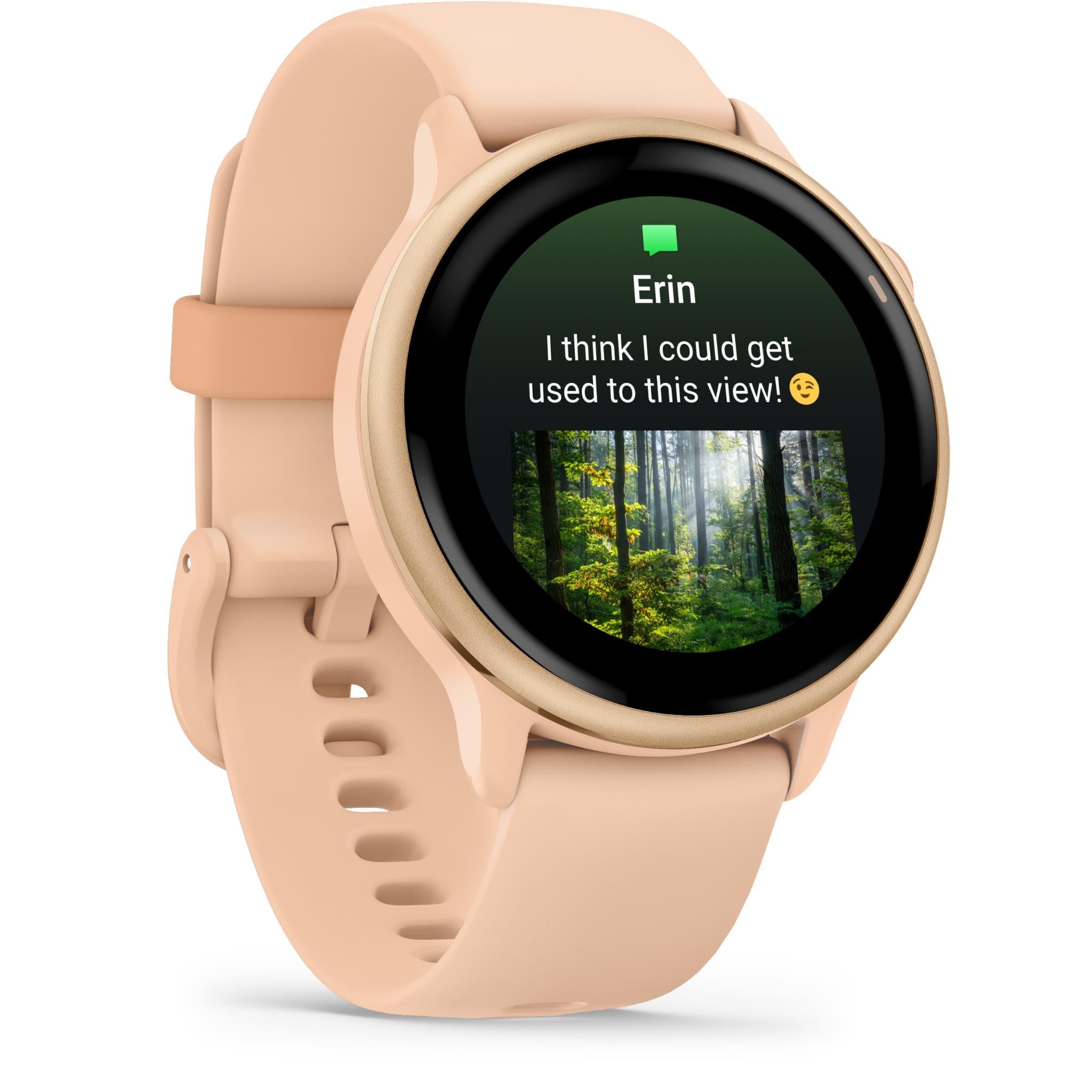 Garmin VivoActive 6 GPS Smartwatch (Metallic Pink Dawn/Pink Dawn Band)