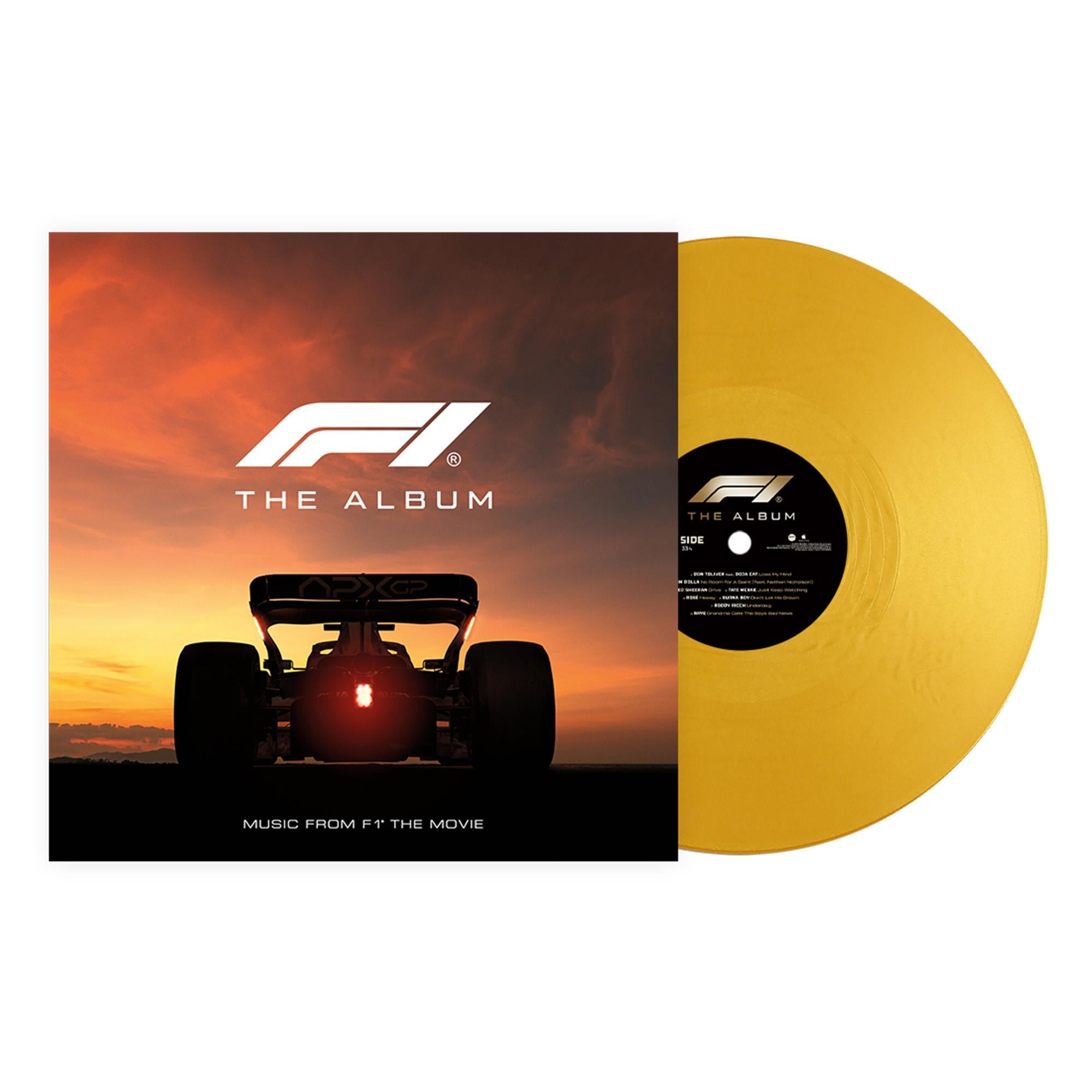 F1 The Album (Gold Vinyl) - By: Soundtrack And Various Artists