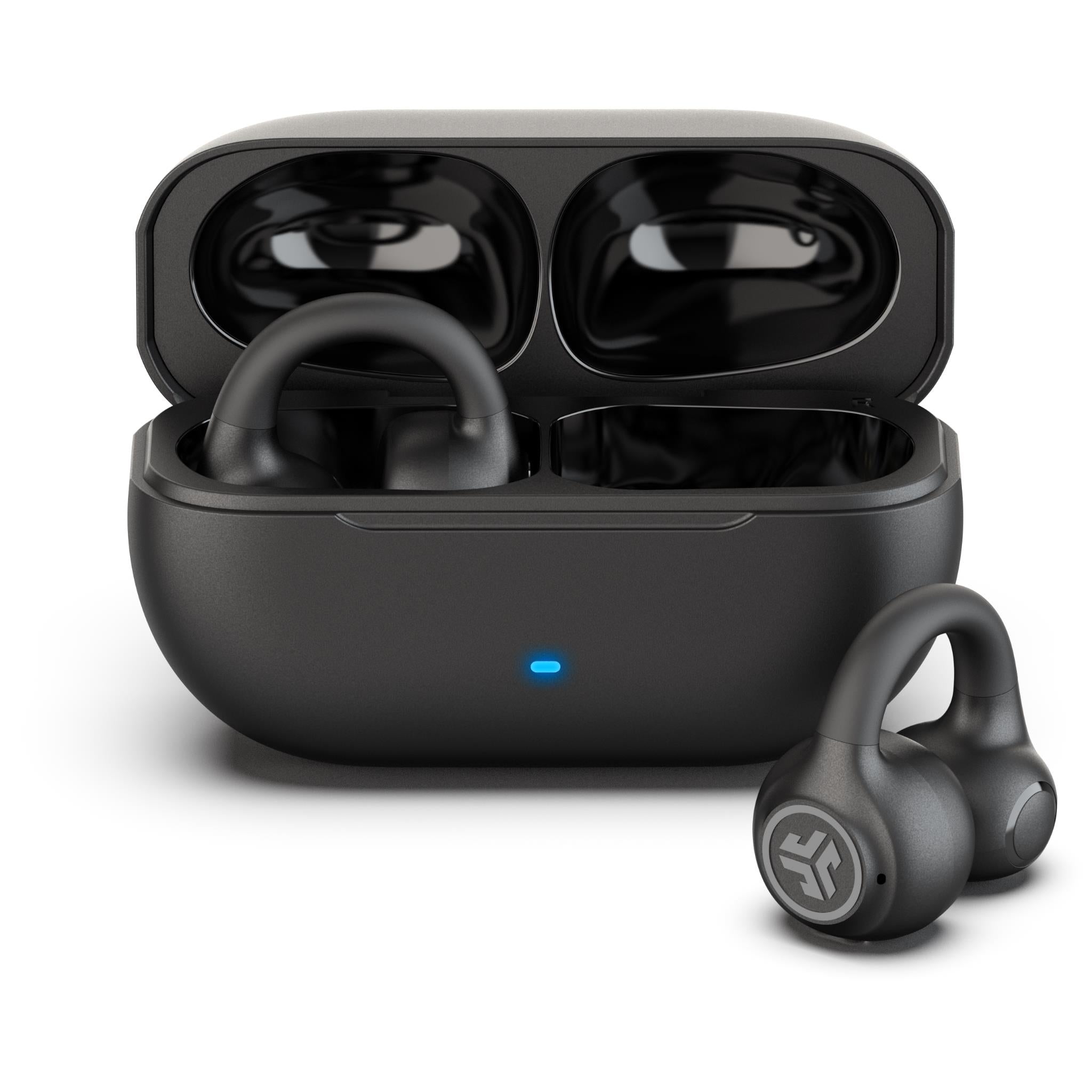 JLab Flex Open Wireless Earbuds (Black)